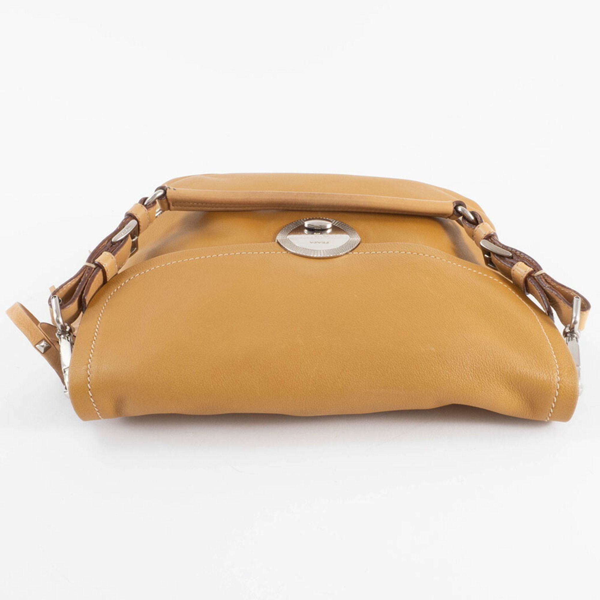 Leather Shoulder Bag (Pre-Owned) - Prada - Modalova