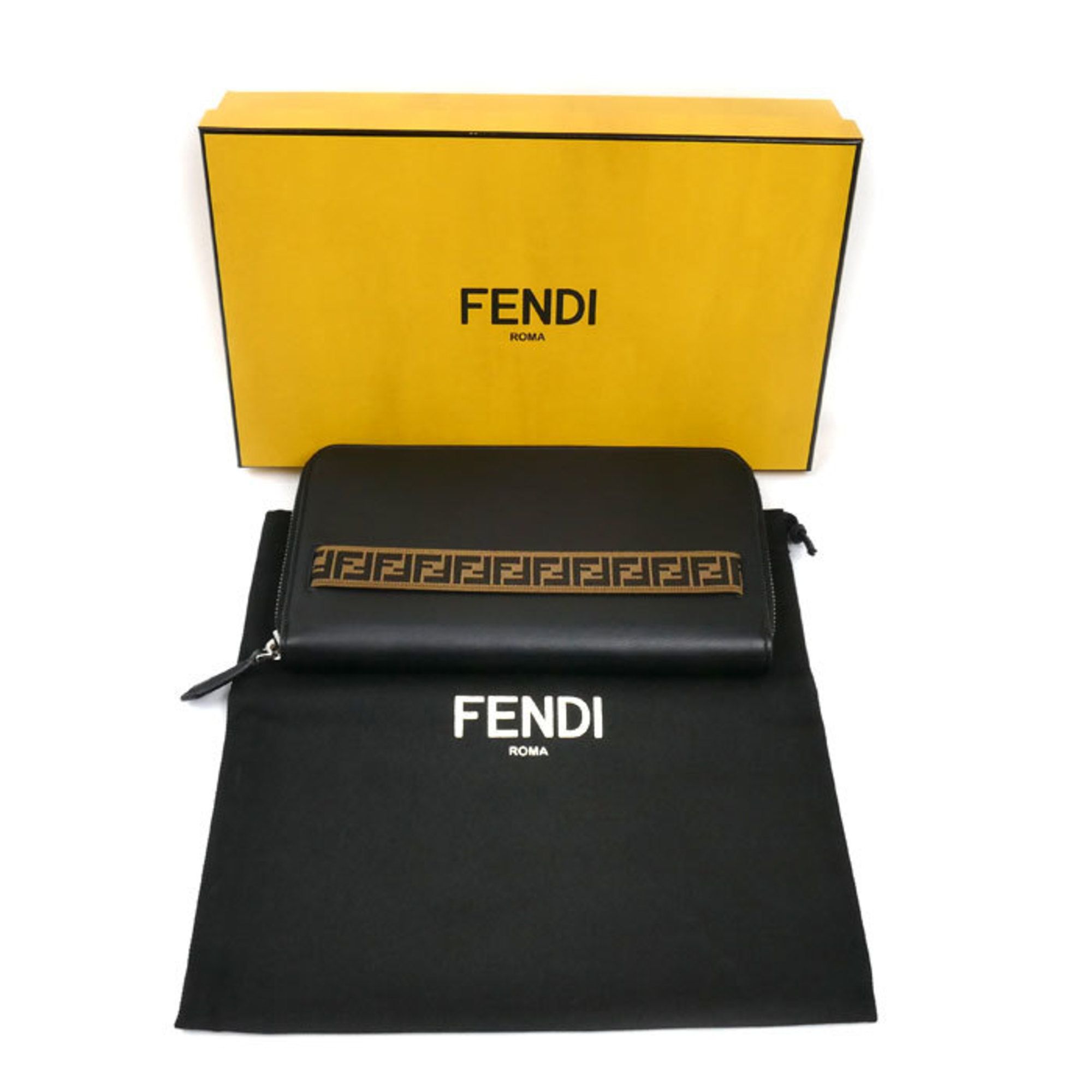 Leather Long Wallet (Bi-Fold) (Pre-Owned) - Fendi - Modalova