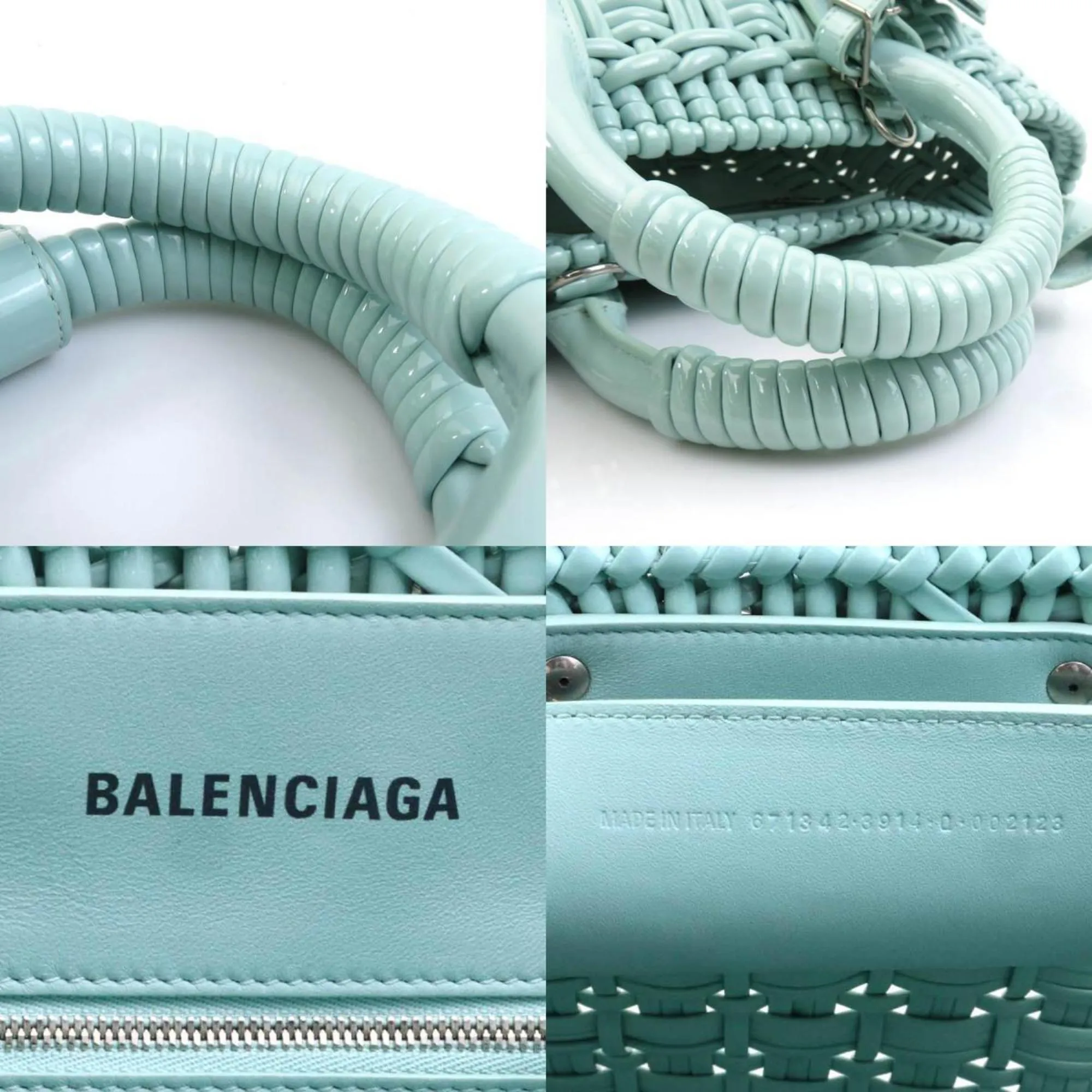 Elastane Polyester Basket Handbag Shoulder Bag (Pre-Owned) - Balenciaga - Modalova