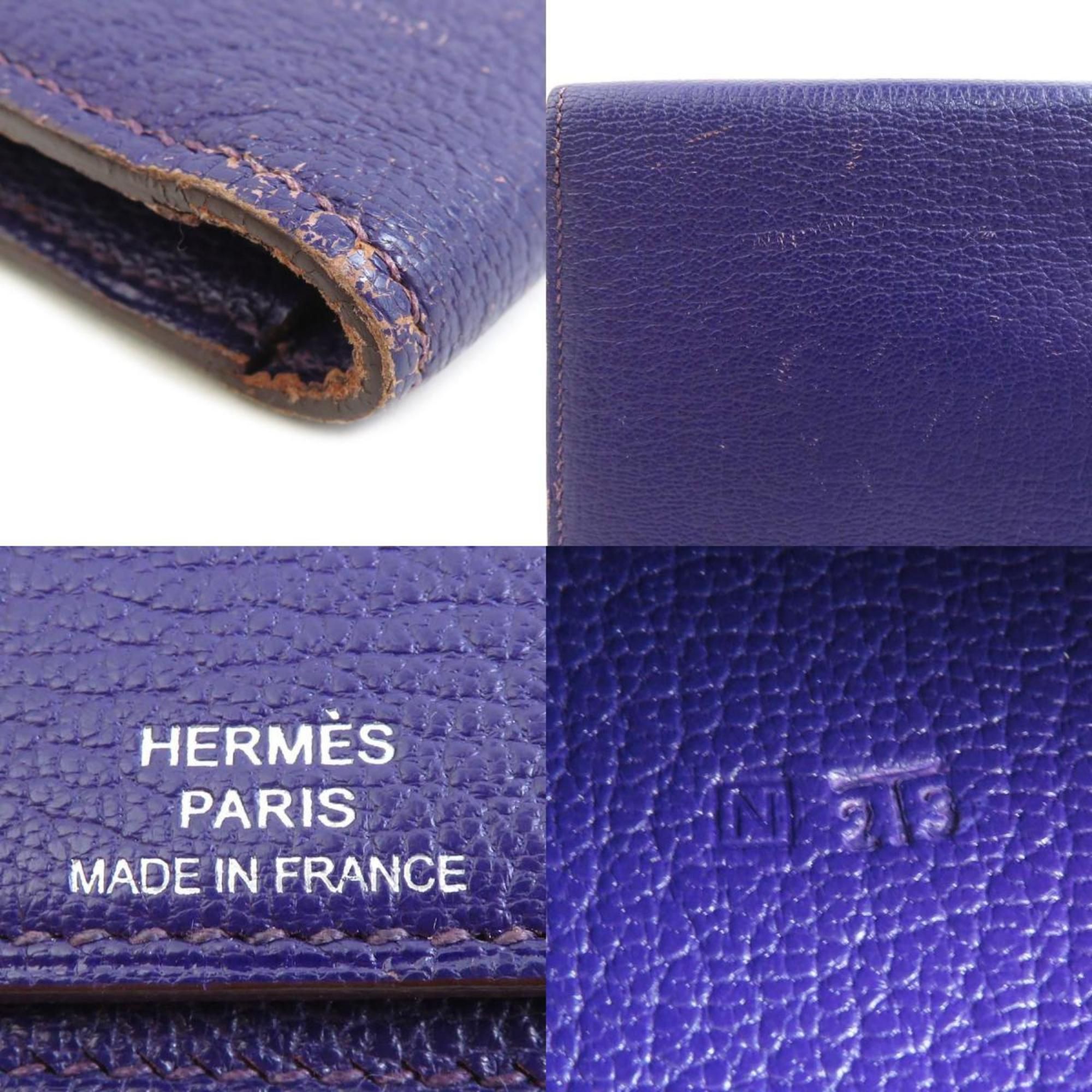 Leather Long Wallet (Bi-Fold) (Pre-Owned) - Hermes - Modalova