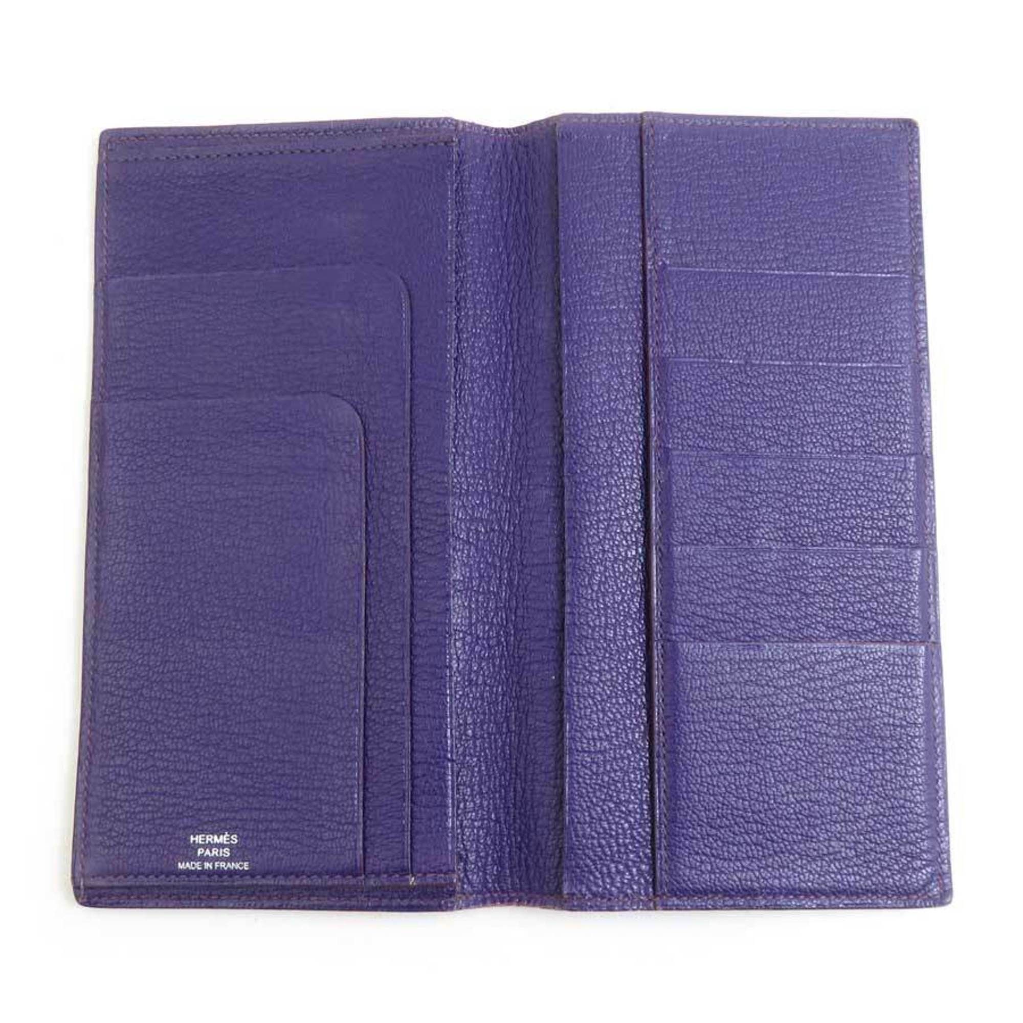 Leather Long Wallet (Bi-Fold) (Pre-Owned) - Hermes - Modalova
