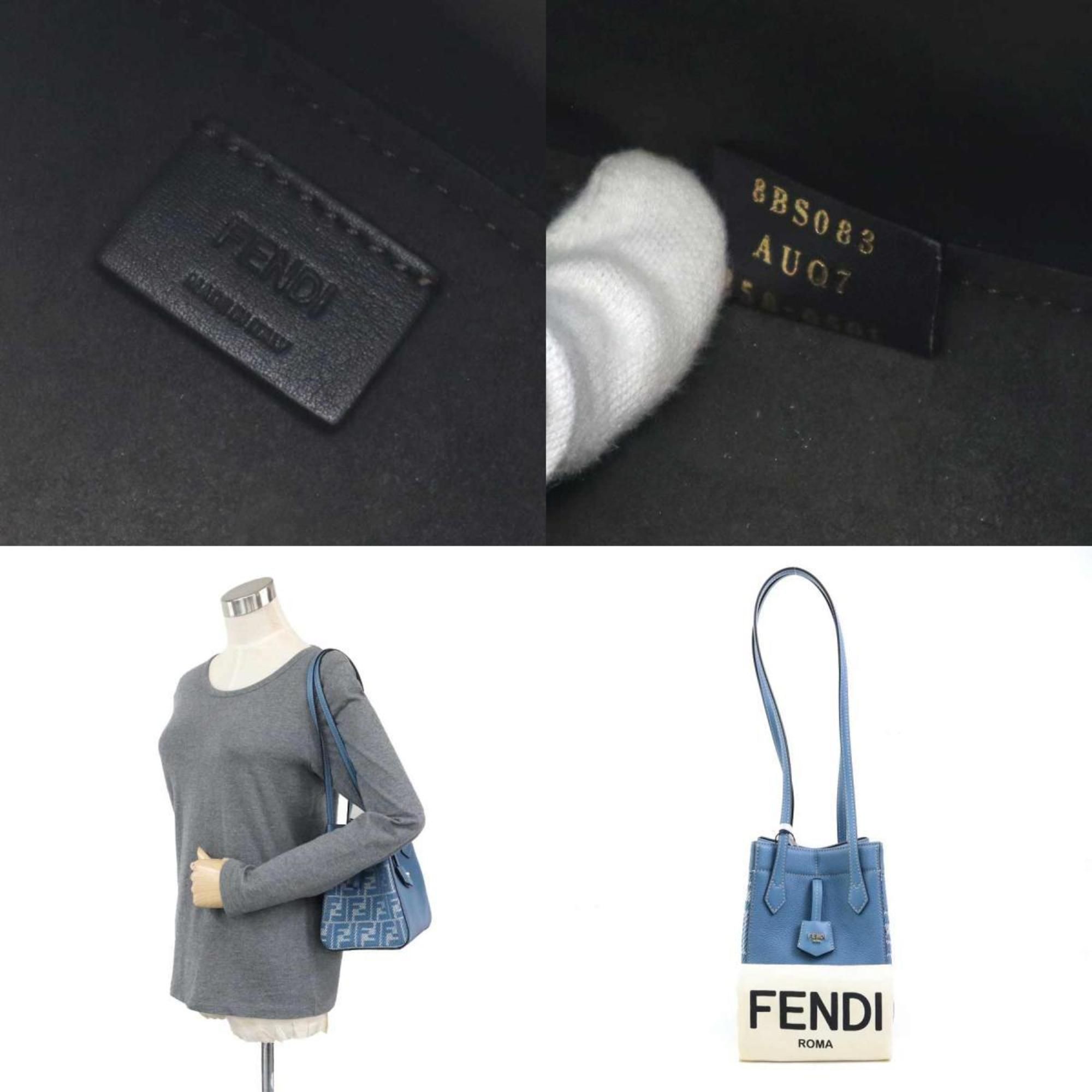 Canvas Leather Shoulder Bag (Pre-Owned) - Fendi - Modalova