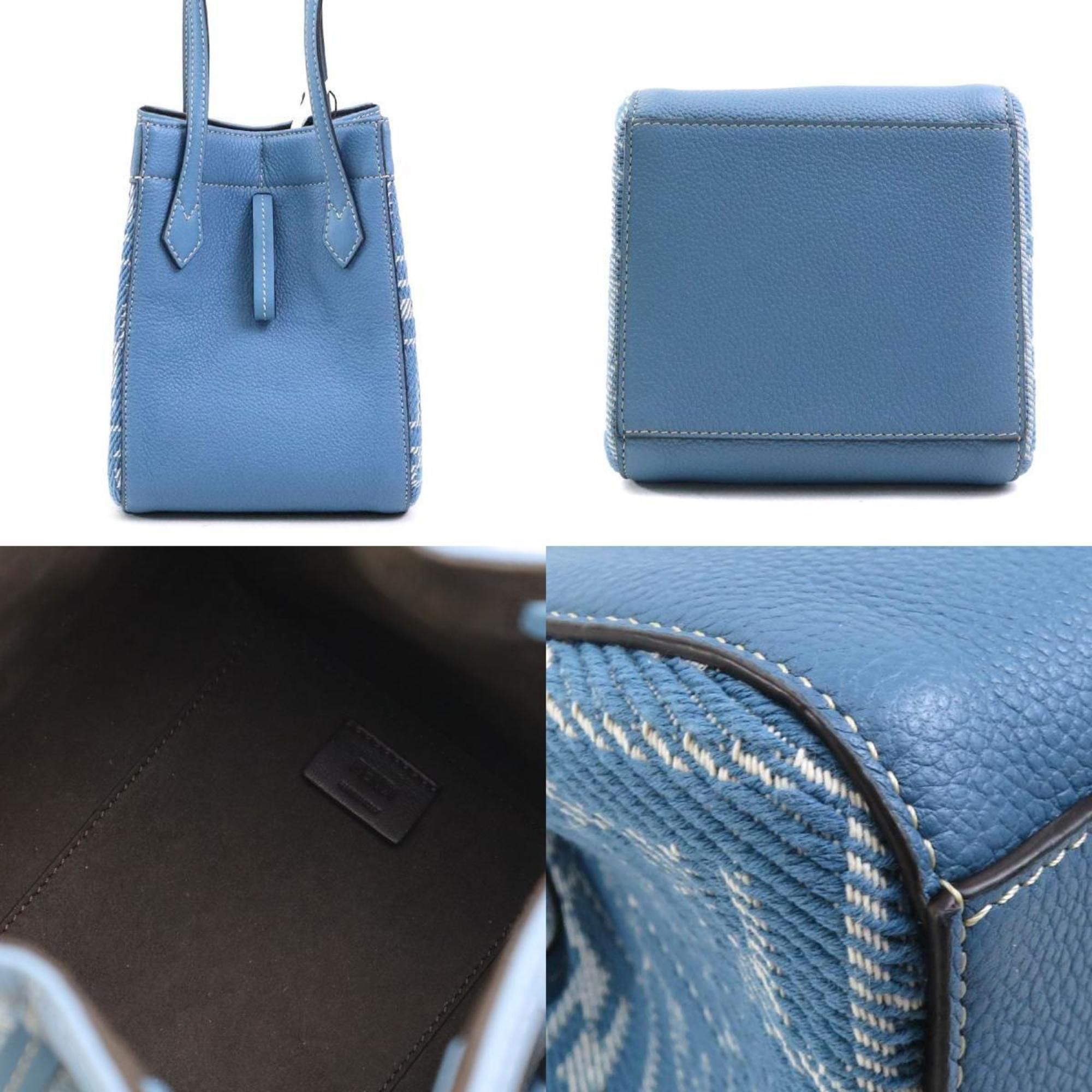 Canvas Leather Shoulder Bag (Pre-Owned) - Fendi - Modalova