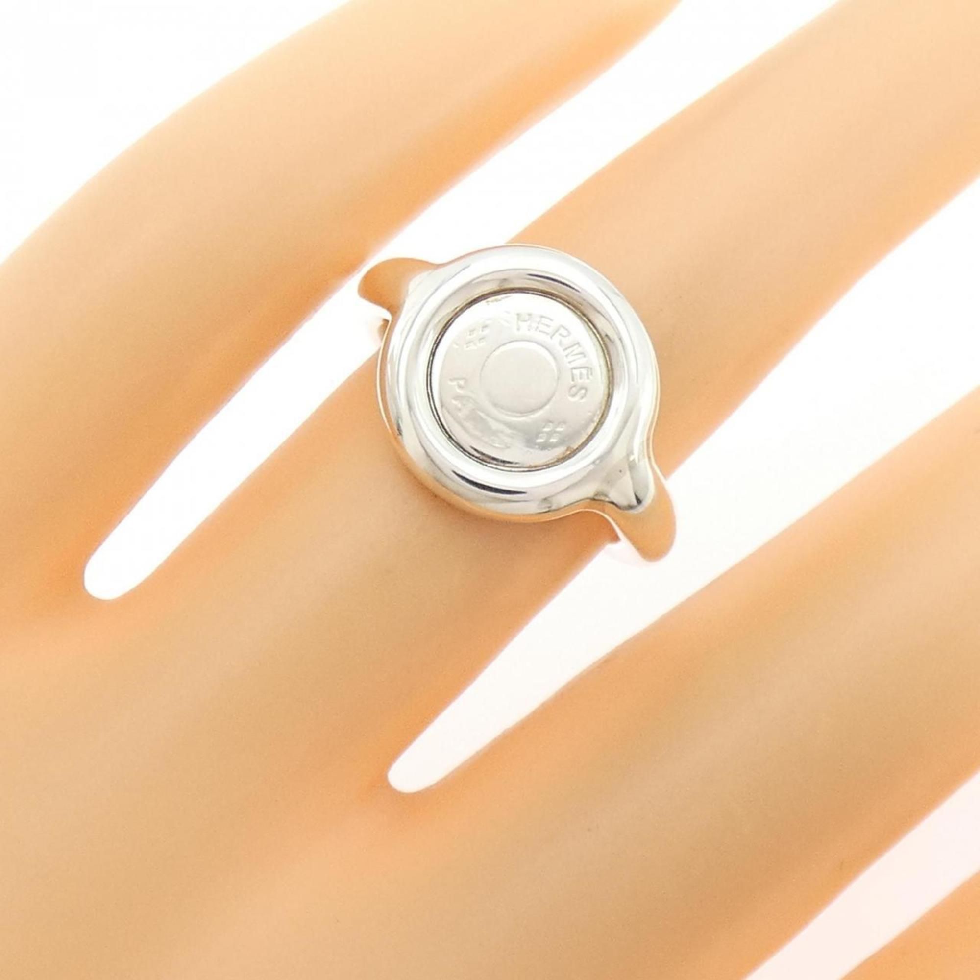 Silver 925 Band Ring (Pre-Owned) - Hermes - Modalova