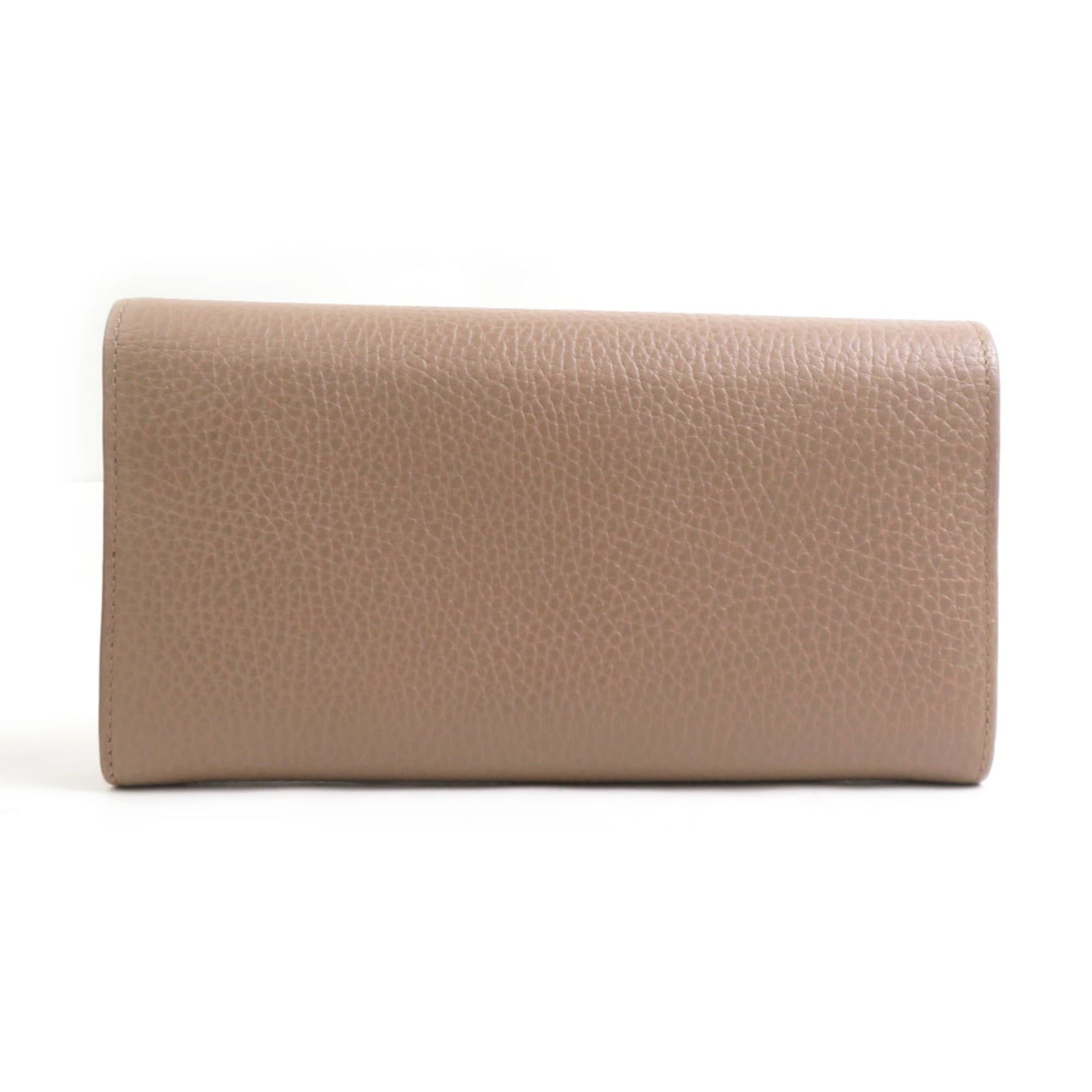Leather Long Wallet (Bi-Fold) (Pre-Owned) - Gucci - Modalova
