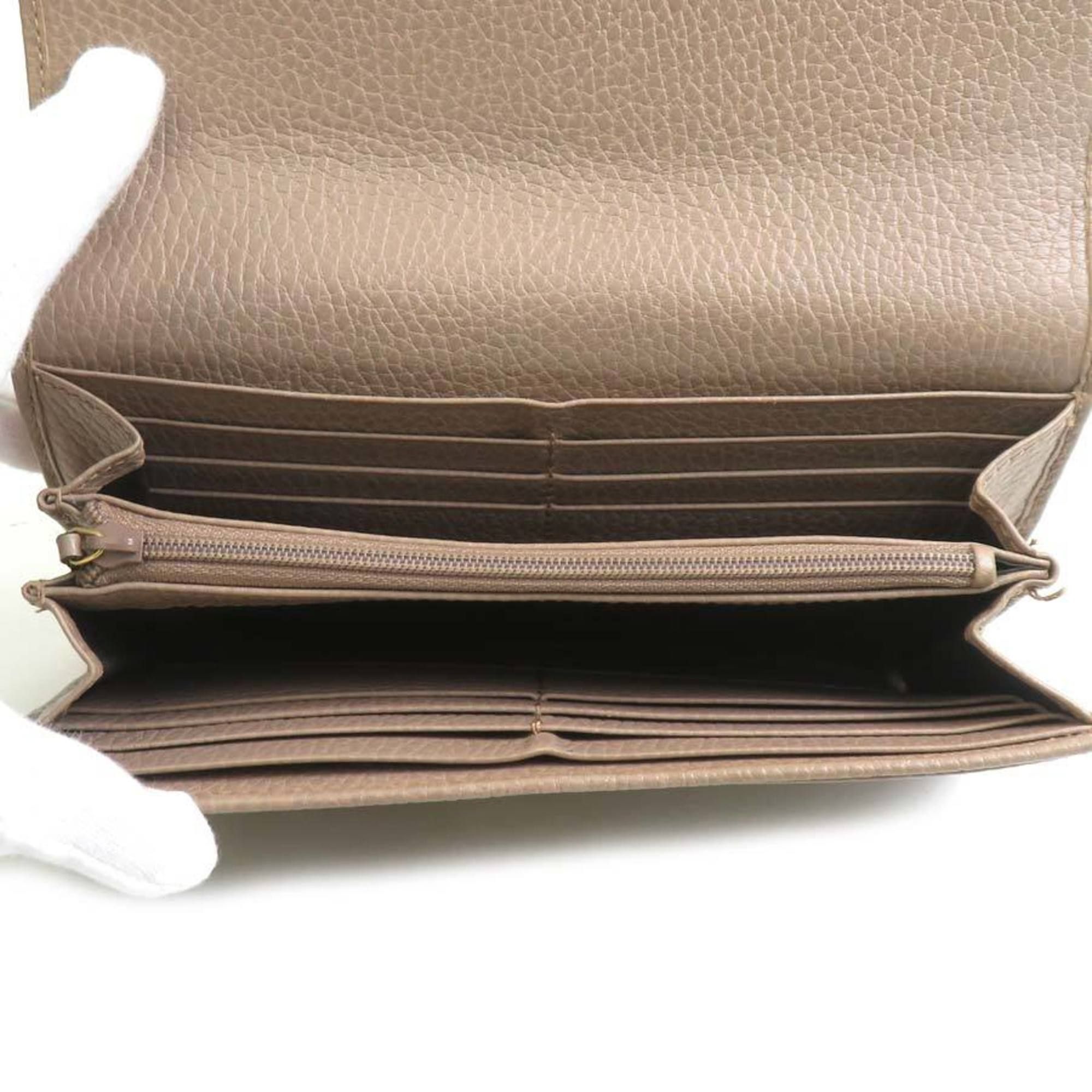 Leather Long Wallet (Bi-Fold) (Pre-Owned) - Gucci - Modalova