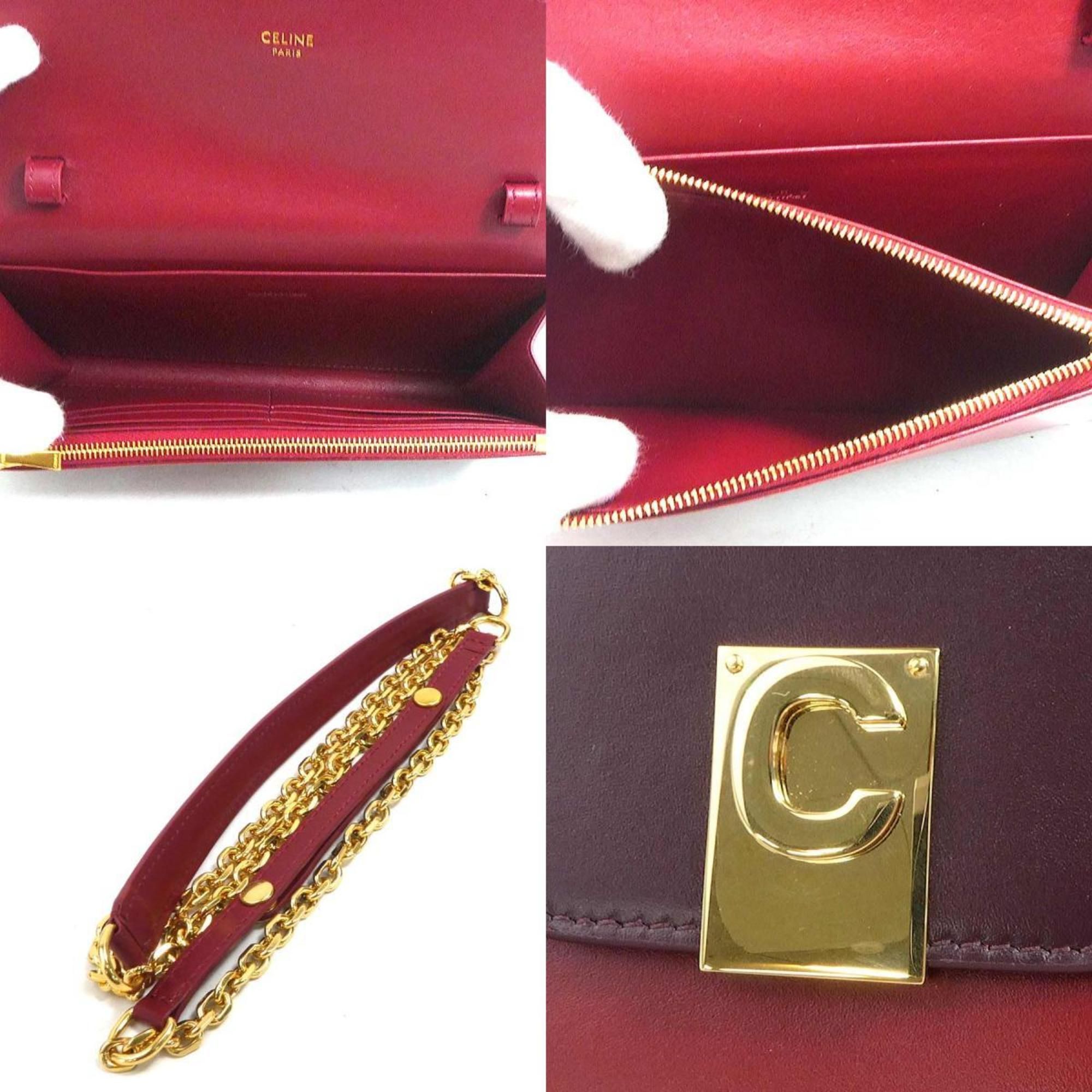 Leather Chain/Shoulder Wallet (Pre-Owned) - Celine - Modalova