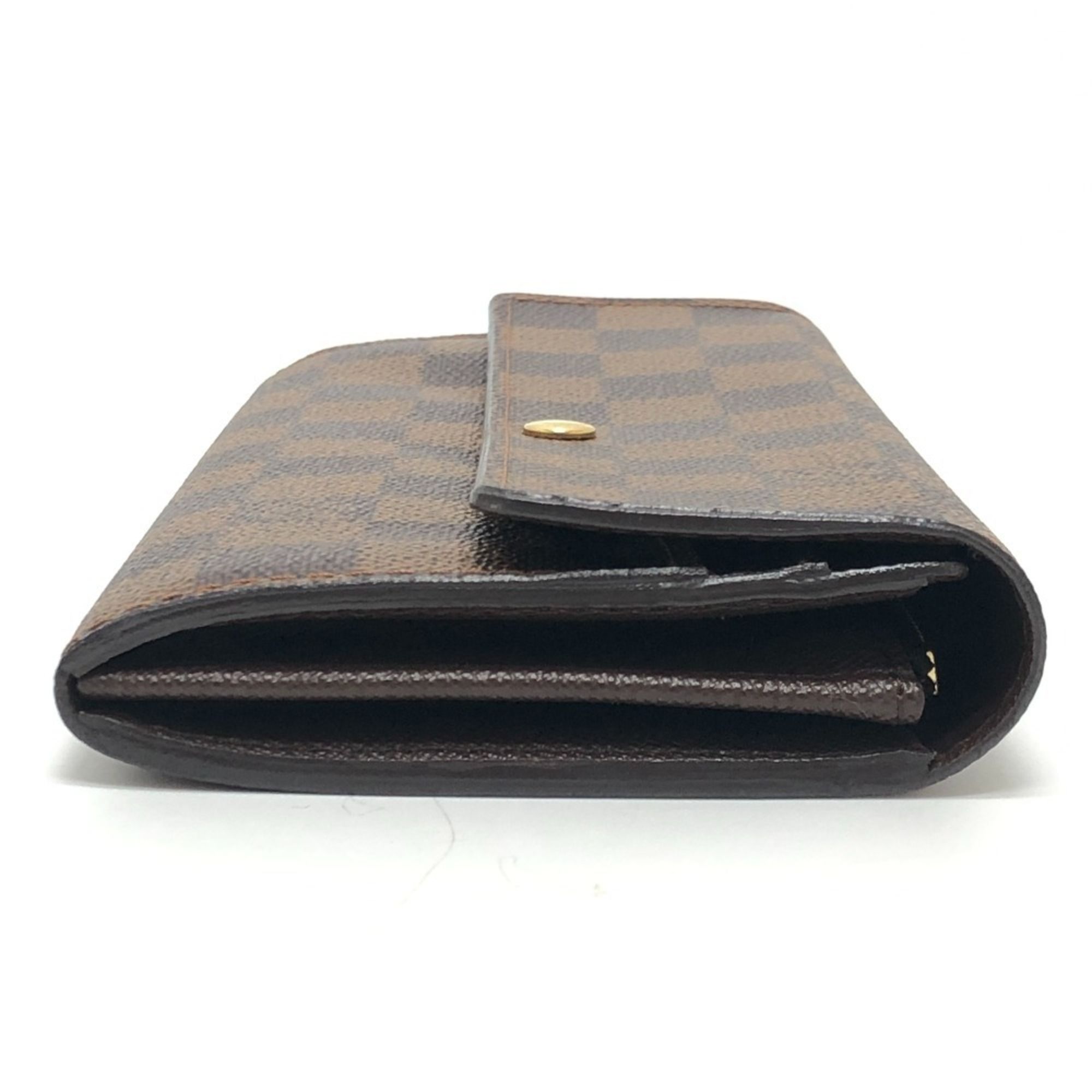 Damier Damier Canvas Long Wallet (Bi-Fold) (Pre-Owned) - Louis Vuitton - Modalova