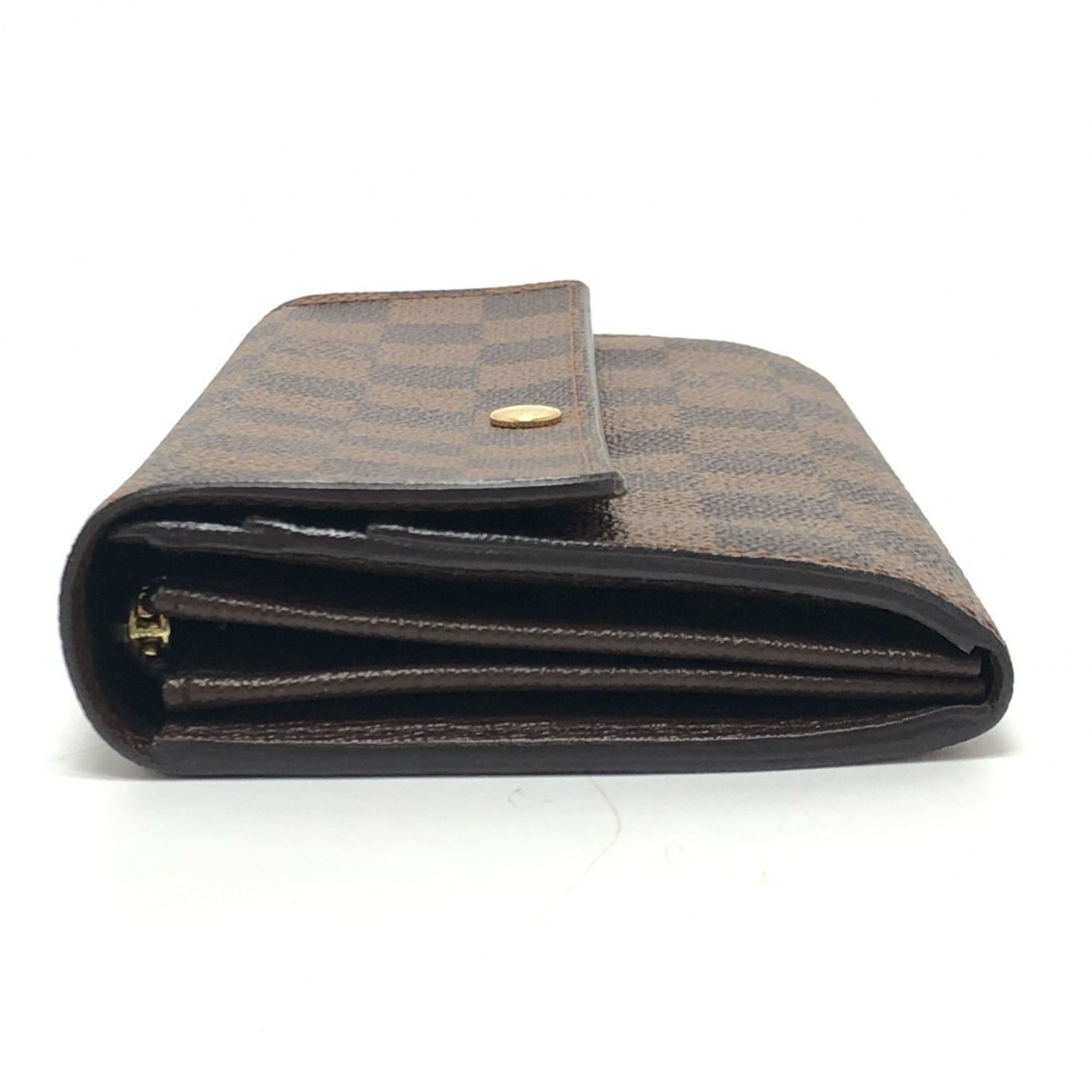 Damier Damier Canvas Long Wallet (Bi-Fold) (Pre-Owned) - Louis Vuitton - Modalova
