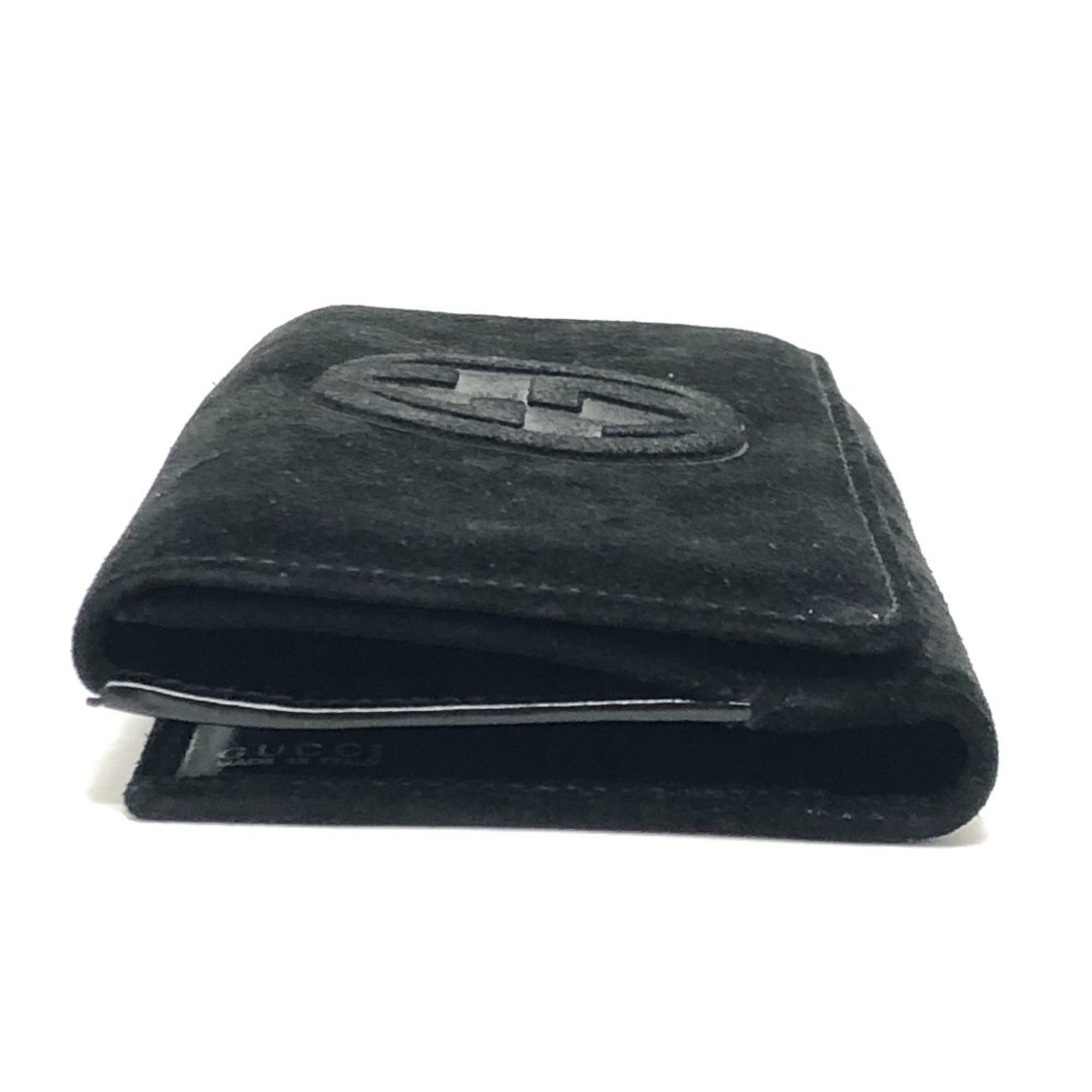 Suede Leather Long Wallet (Bi-Fold) (Pre-Owned) - Gucci - Modalova
