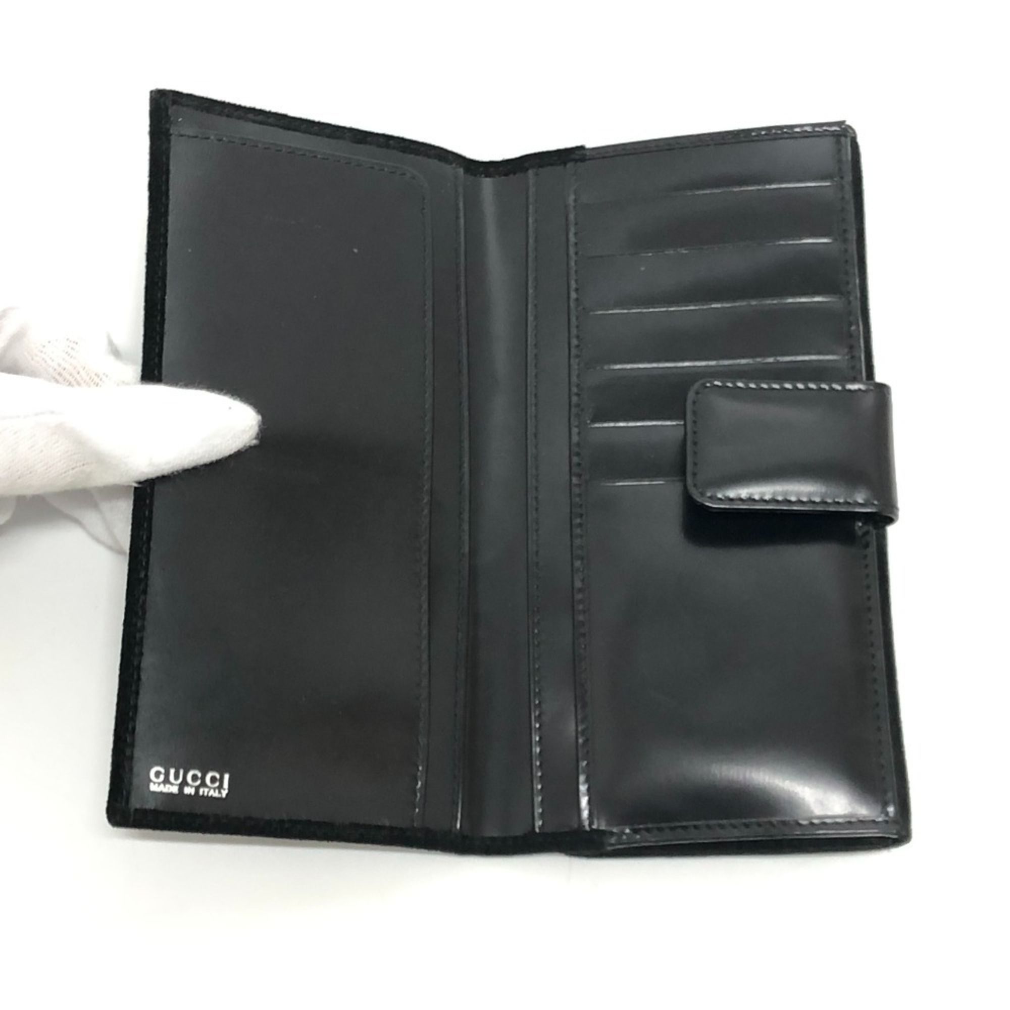 Suede Leather Long Wallet (Bi-Fold) (Pre-Owned) - Gucci - Modalova
