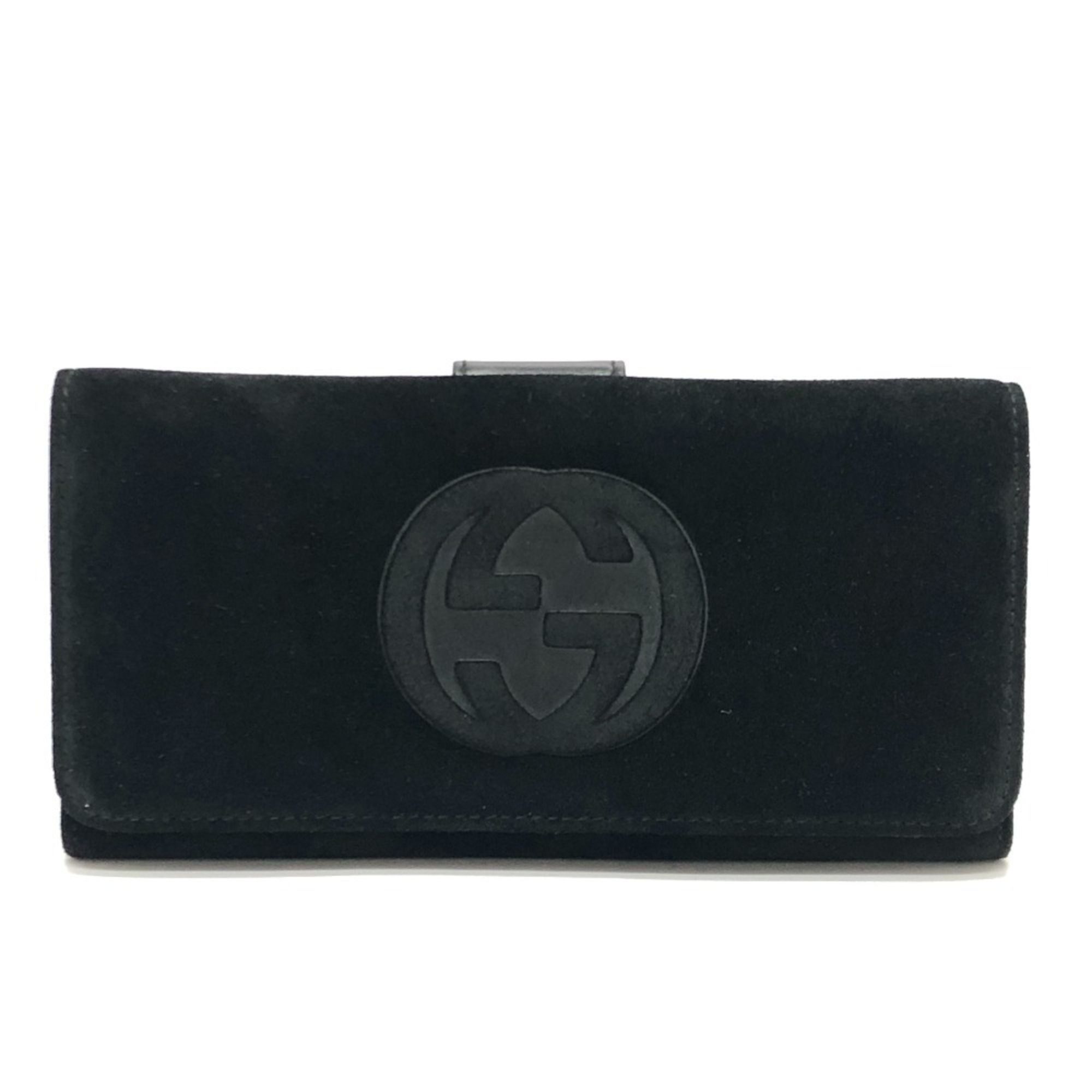 Suede Leather Long Wallet (Bi-Fold) (Pre-Owned) - Gucci - Modalova