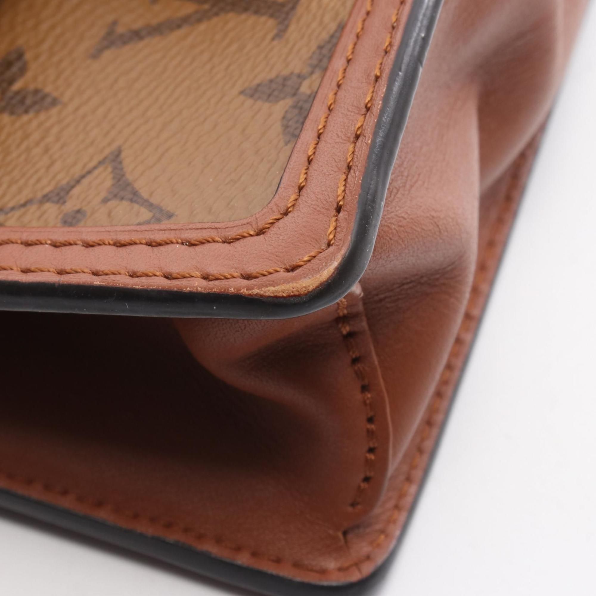 Coated Canvas Pvc Monogram Reverse Leather Shoulder Bag (Pre-Owned) - Louis Vuitton - Modalova