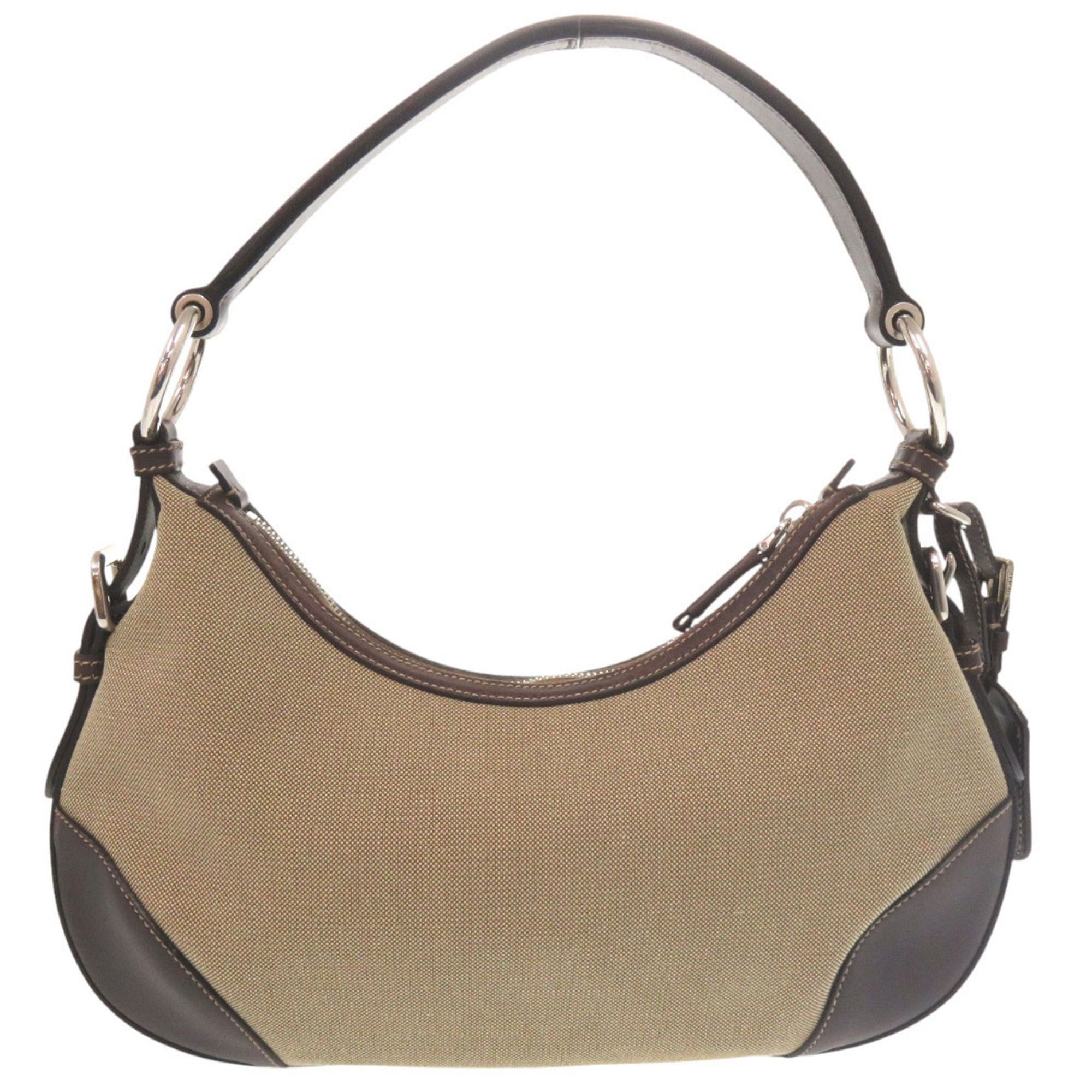 Canvas Leather Shoulder Bag (Pre-Owned) - Prada - Modalova