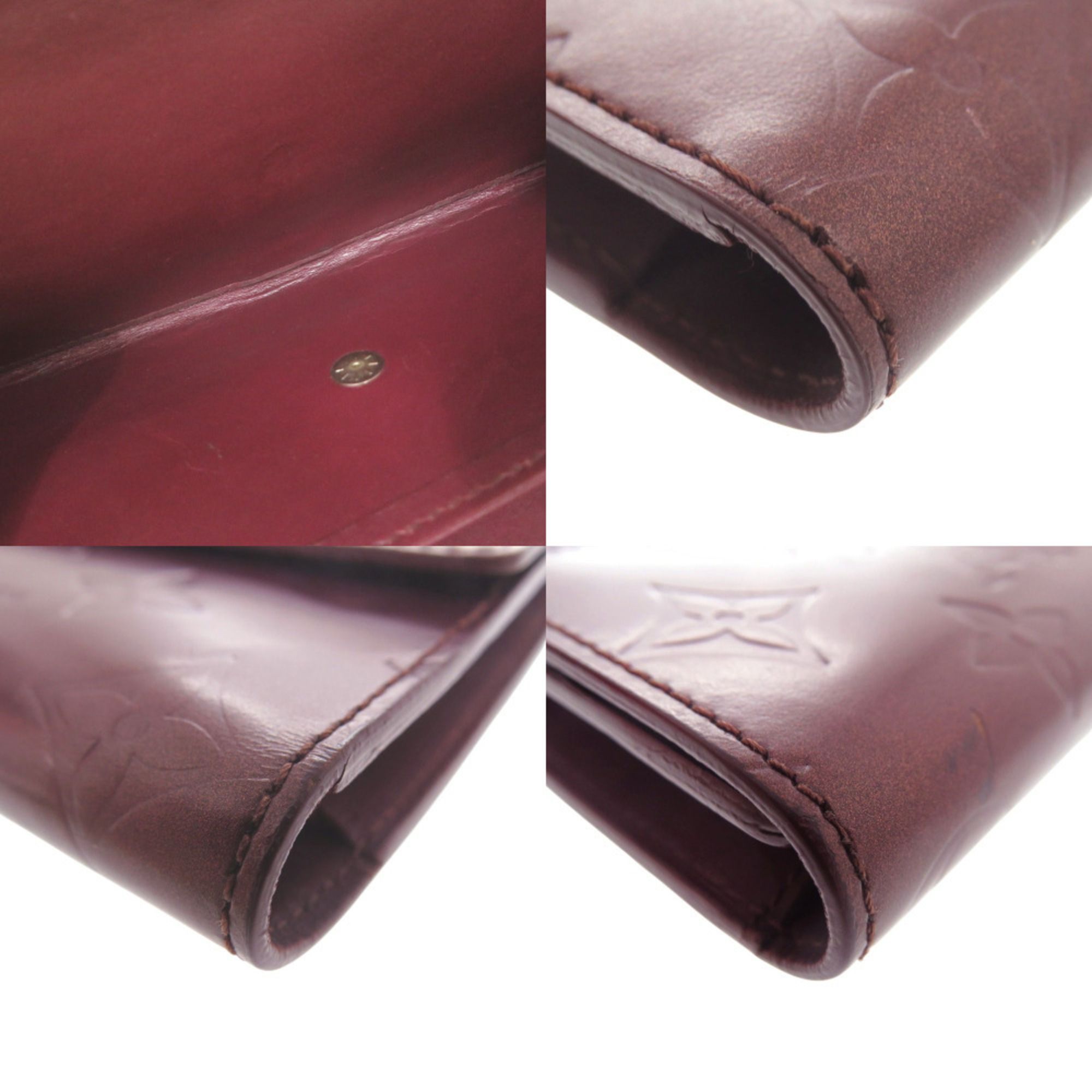 Monogram Mat Long Wallet (Tri-Fold) (Pre-Owned) - Louis Vuitton - Modalova