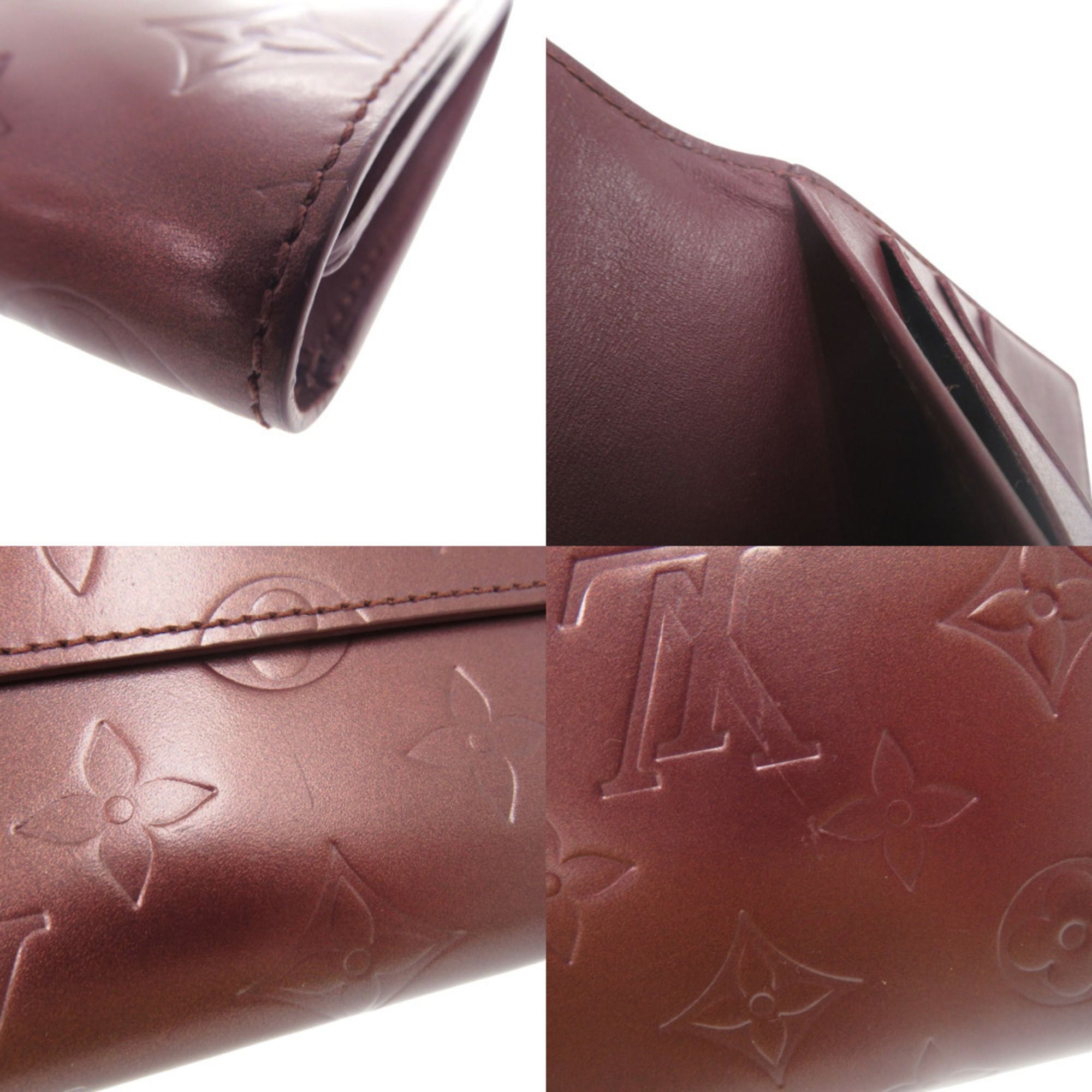 Monogram Mat Long Wallet (Tri-Fold) (Pre-Owned) - Louis Vuitton - Modalova