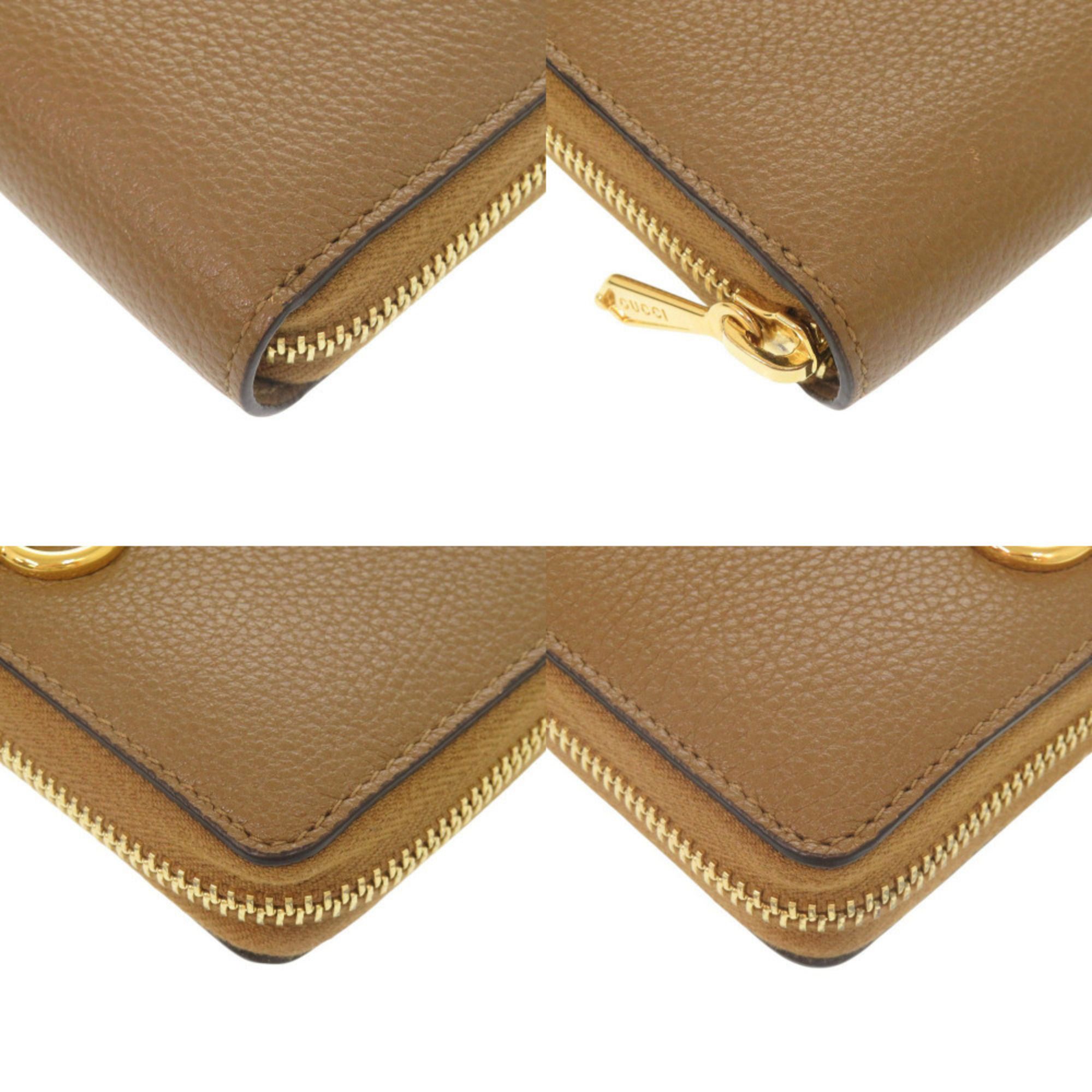 Leather Long Wallet (Bi-Fold) (Pre-Owned) - Gucci - Modalova