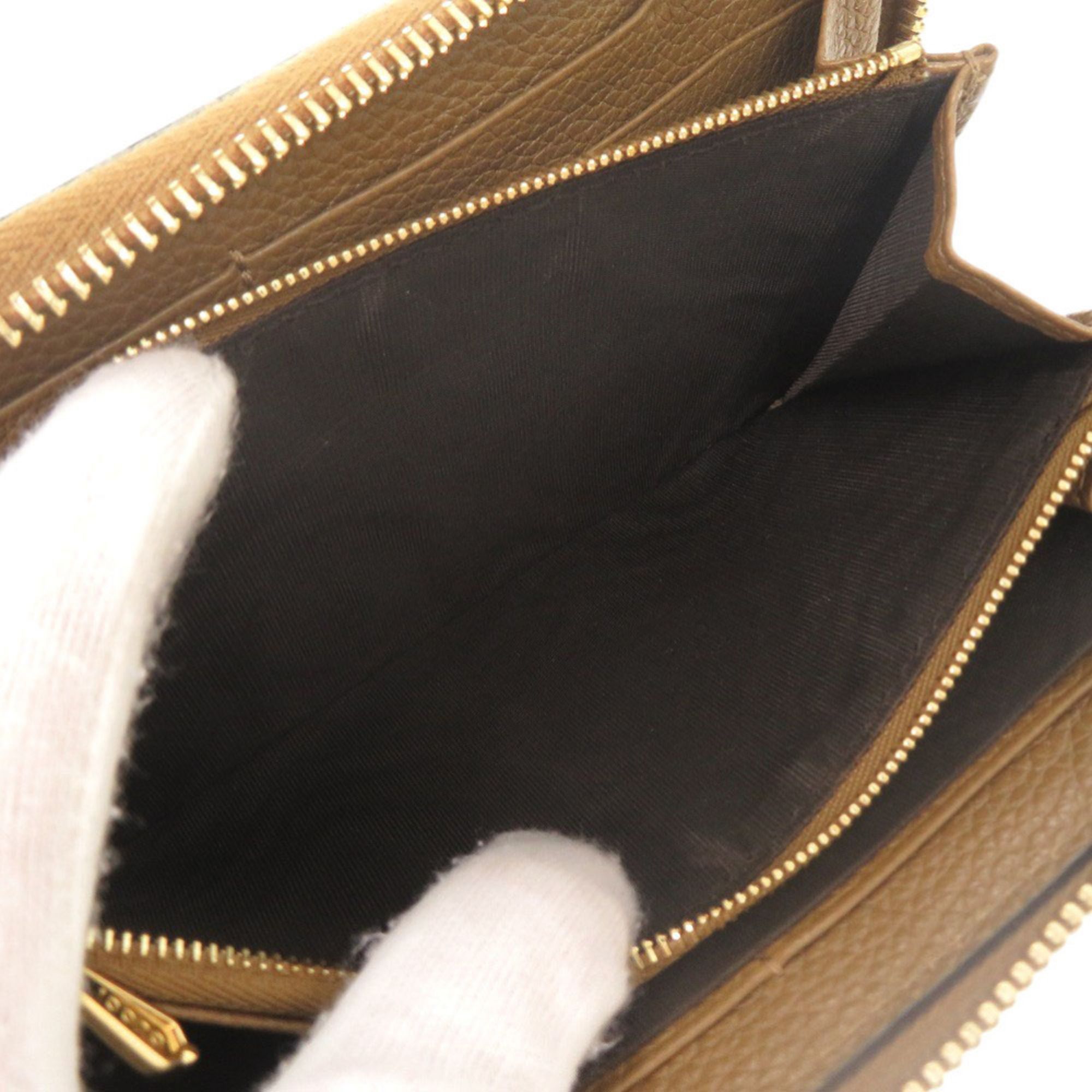 Leather Long Wallet (Bi-Fold) (Pre-Owned) - Gucci - Modalova