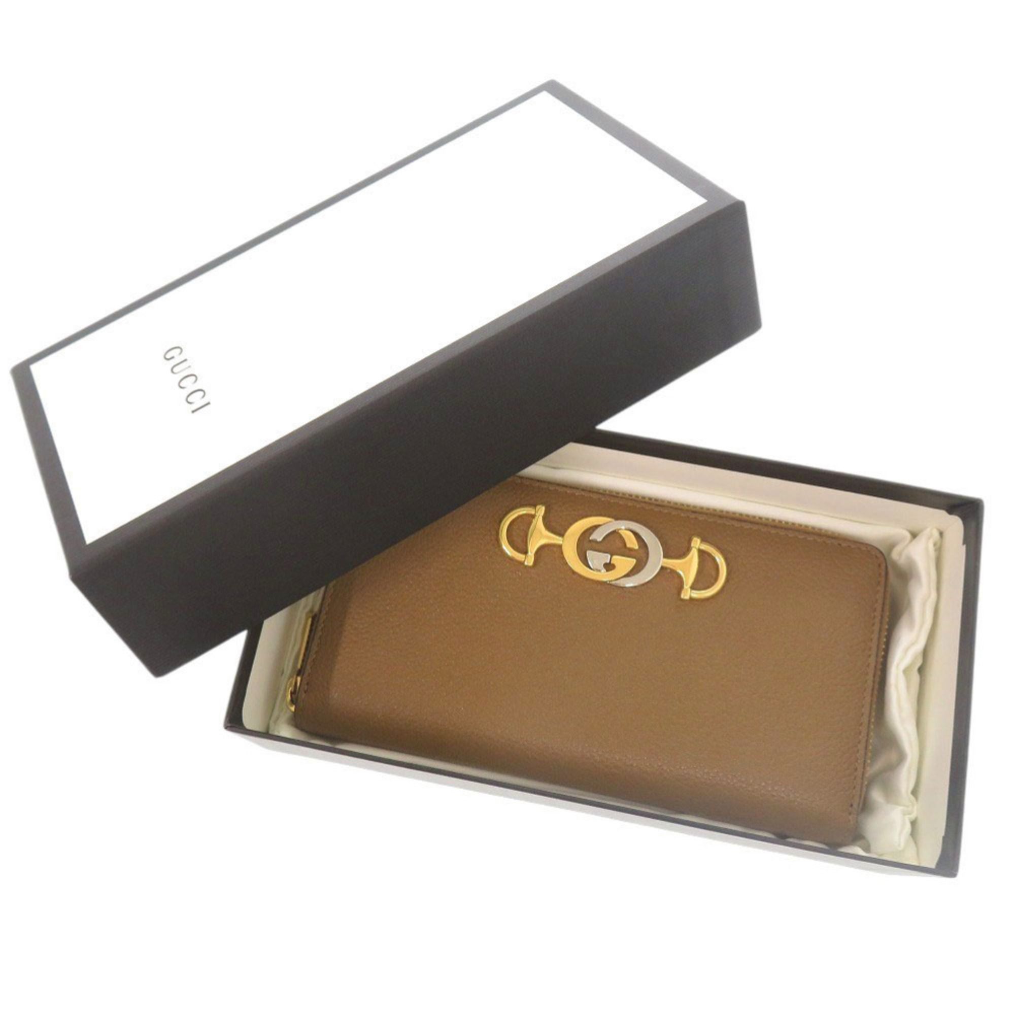 Leather Long Wallet (Bi-Fold) (Pre-Owned) - Gucci - Modalova