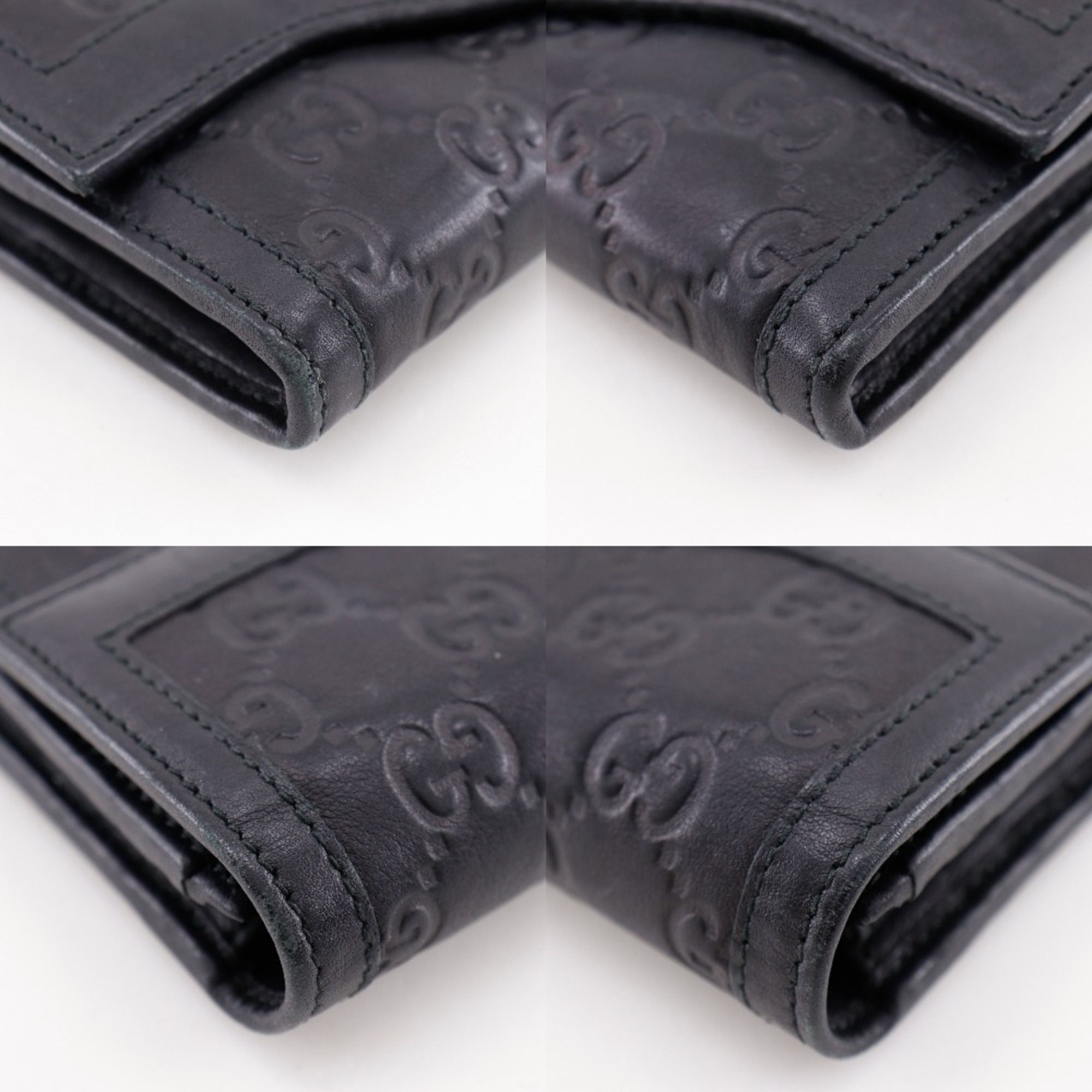 Leather Long Wallet (Bi-Fold) (Pre-Owned) - Gucci - Modalova