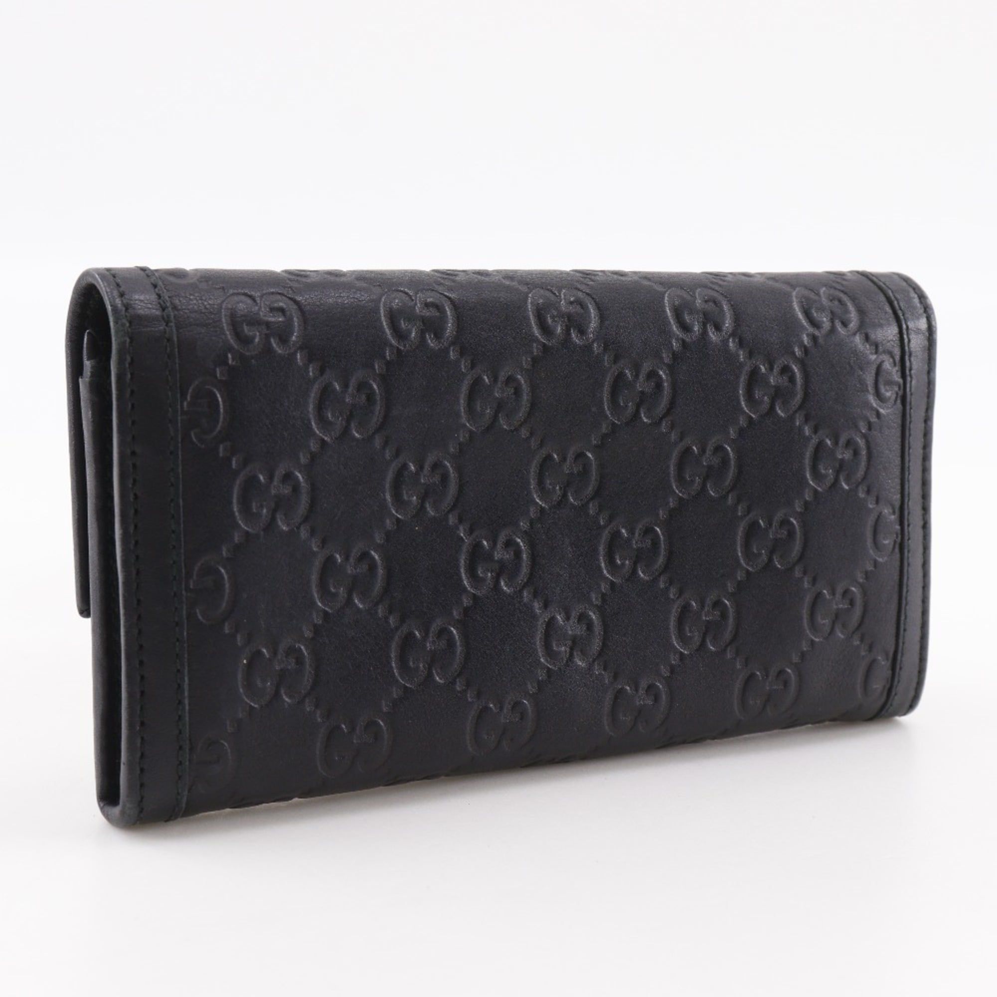 Leather Long Wallet (Bi-Fold) (Pre-Owned) - Gucci - Modalova