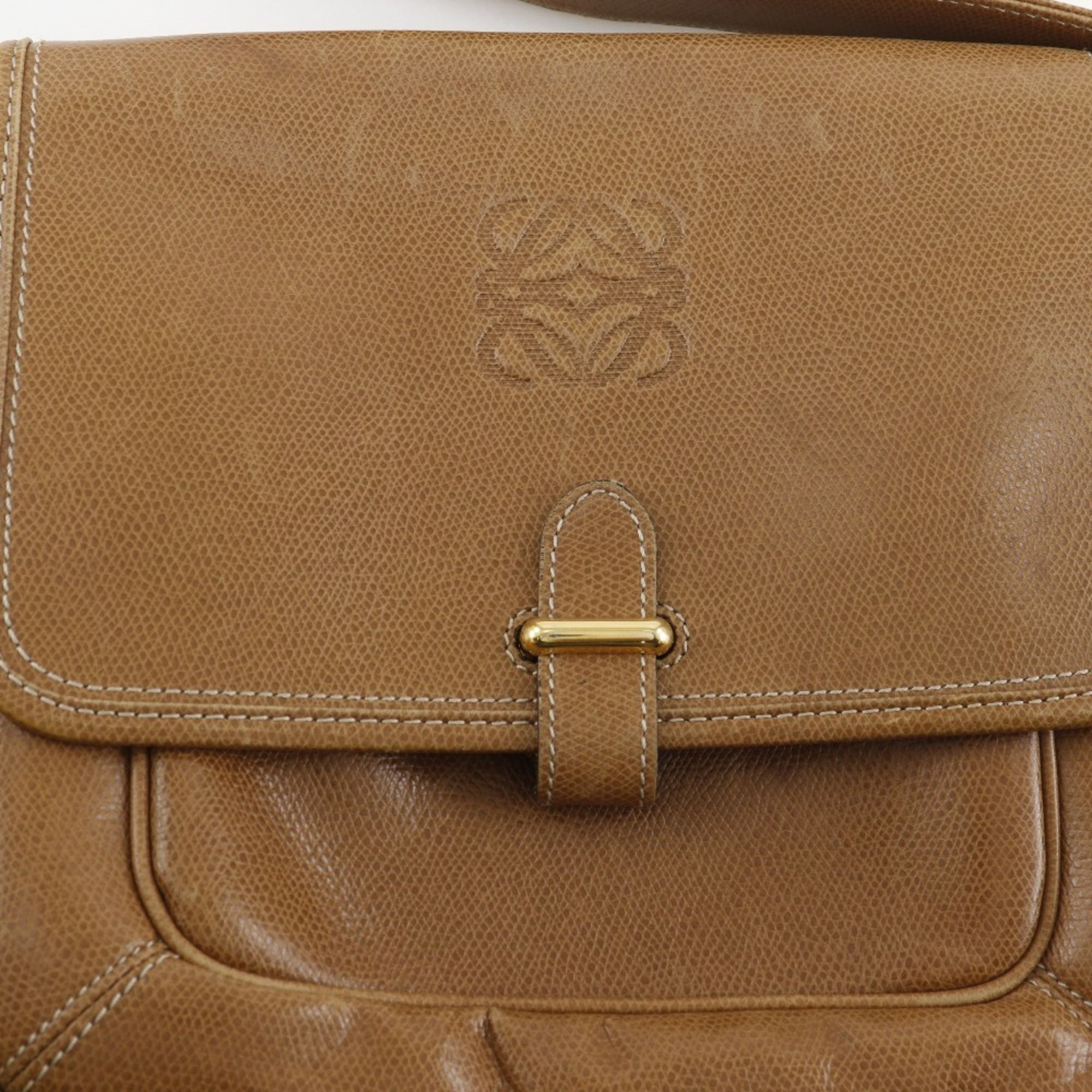 Leather Shoulder Bag (Pre-Owned) - Loewe - Modalova