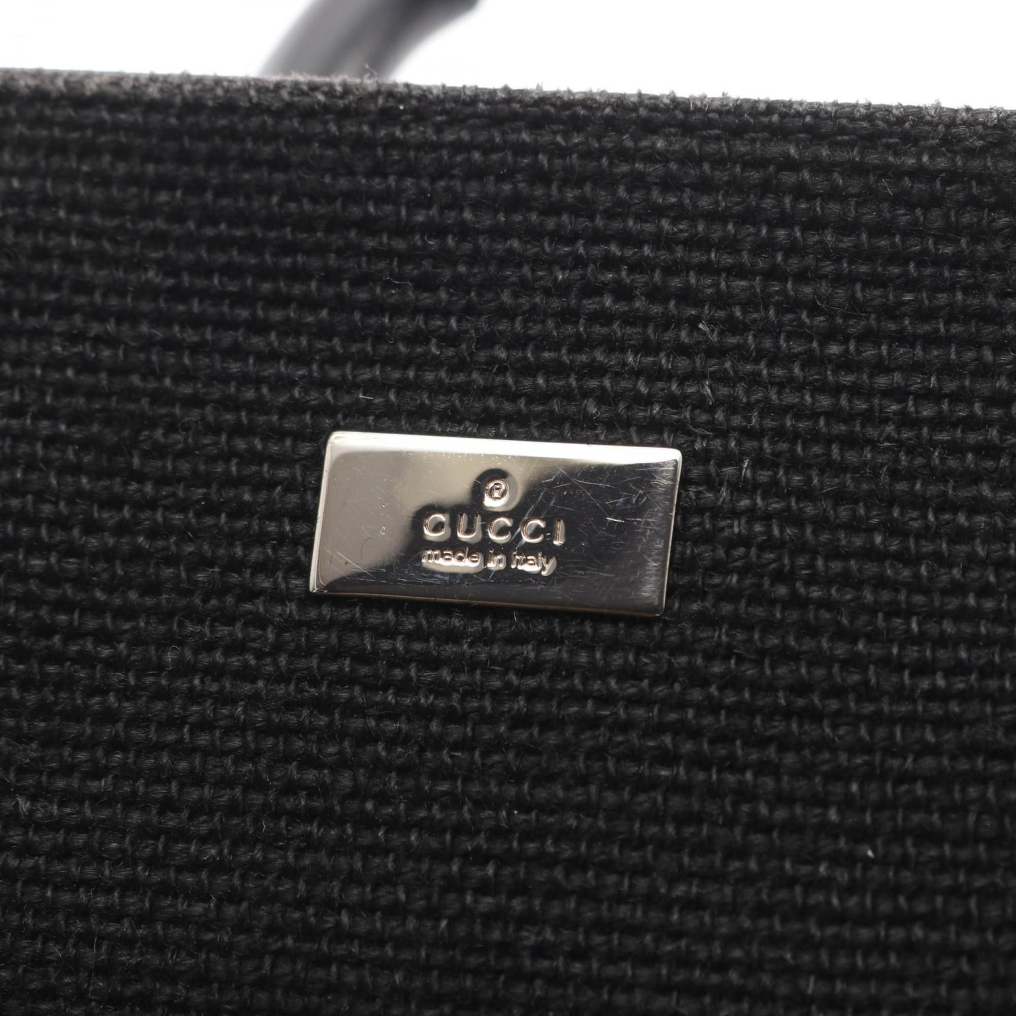 Canvas Leather Handbag (Pre-Owned) - Gucci - Modalova