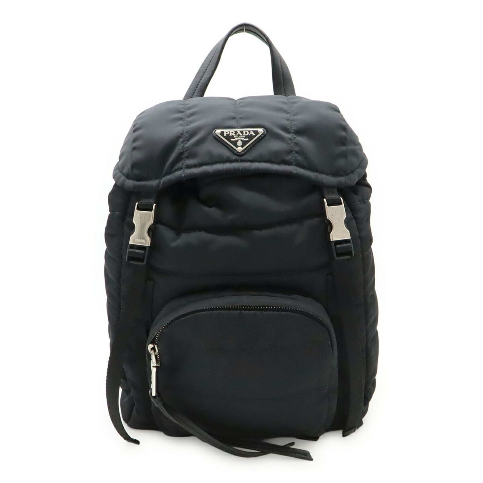 Nylon Leather Backpack (Pre-Owned) - Prada - Modalova