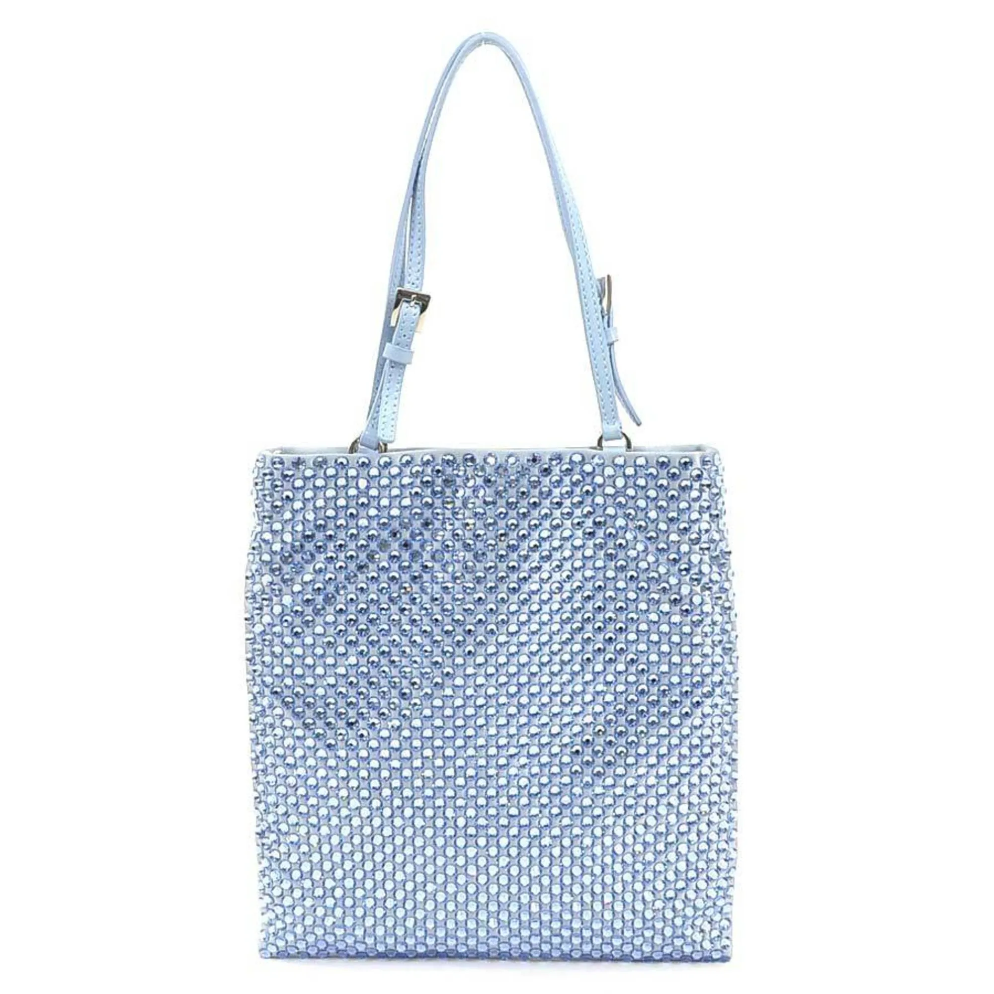 Satin Rhinestone Handbag (Pre-Owned) - Prada - Modalova