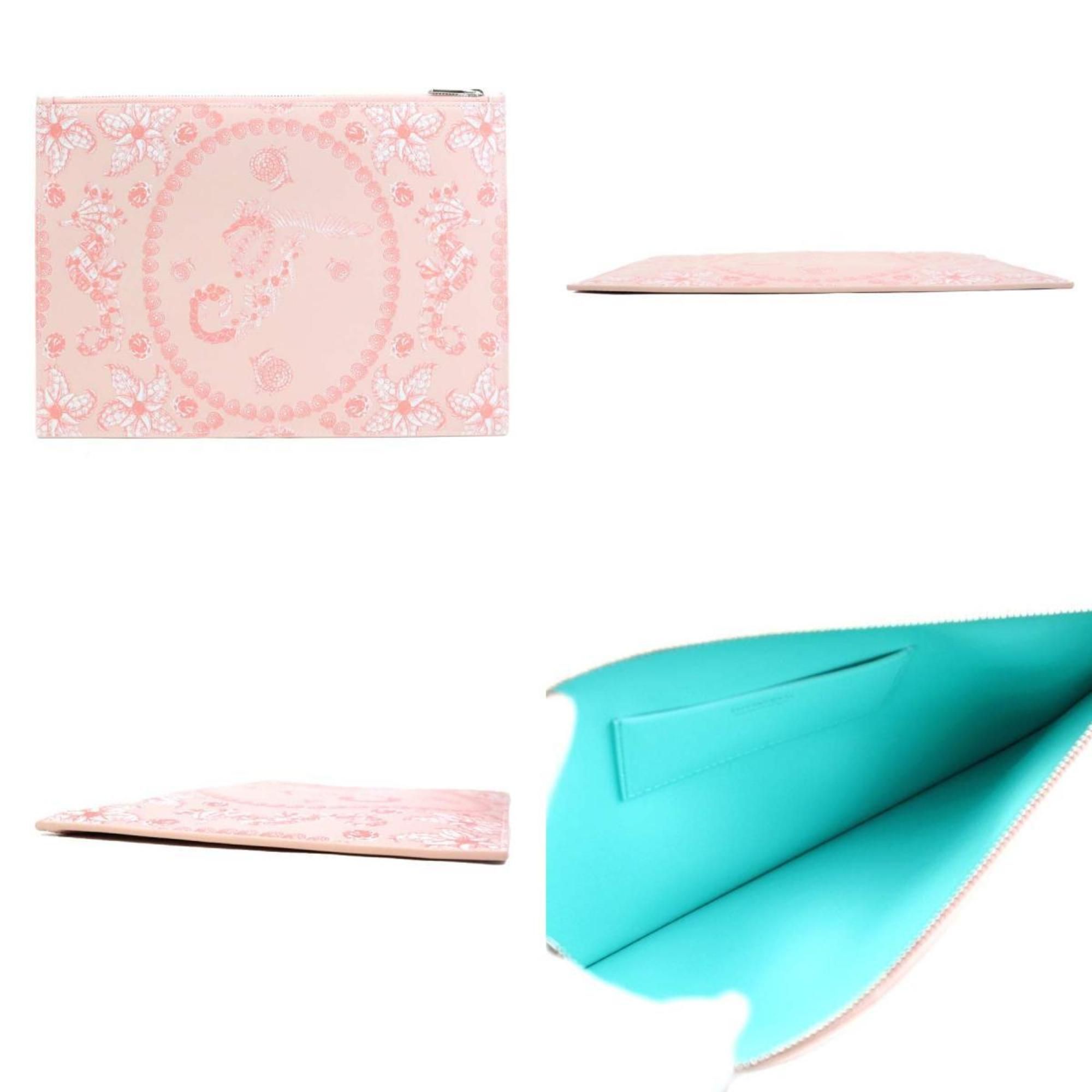 Leather Clutch Bag (Pre-Owned) - Tiffany - Modalova