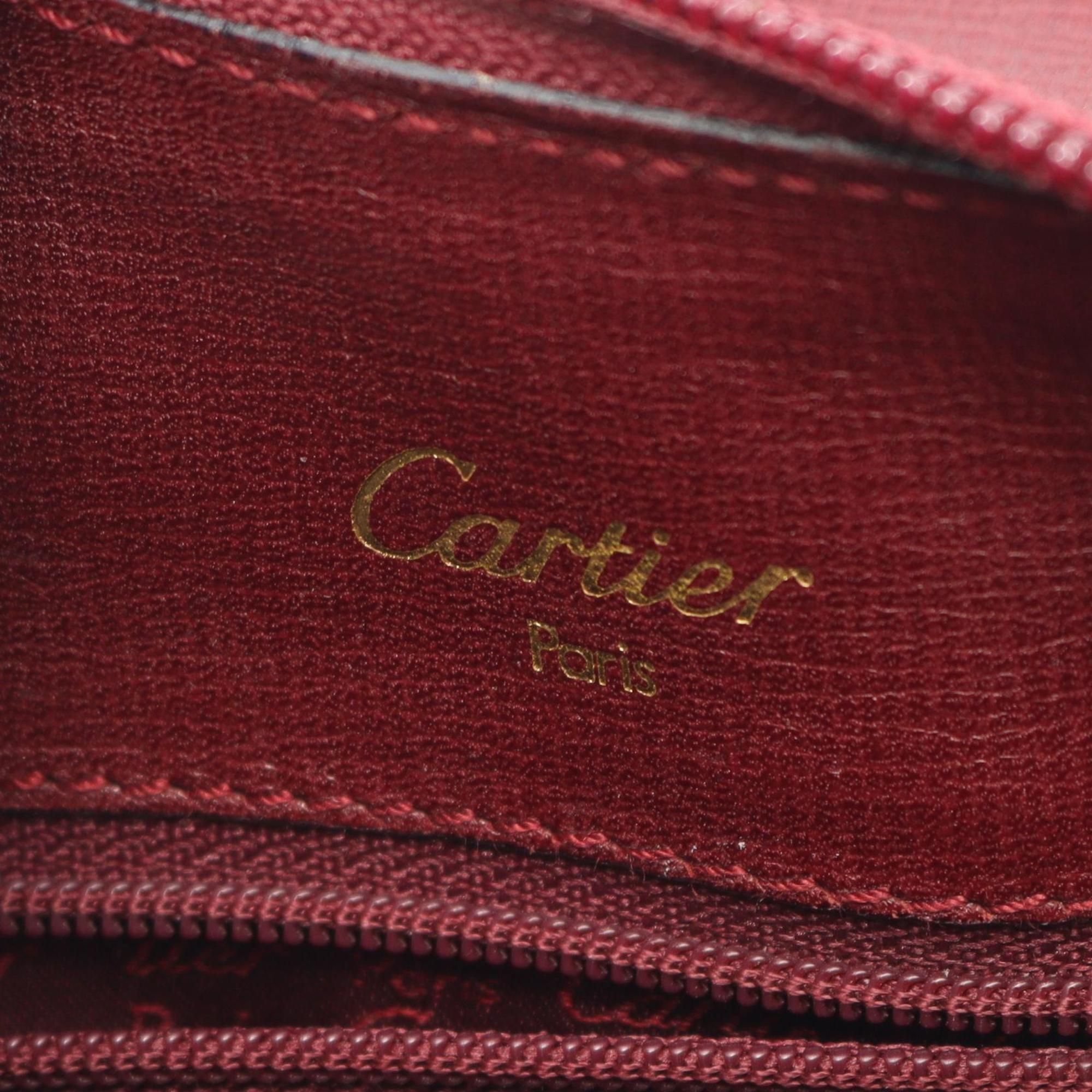 Leather Backpack (Pre-Owned) - Cartier - Modalova