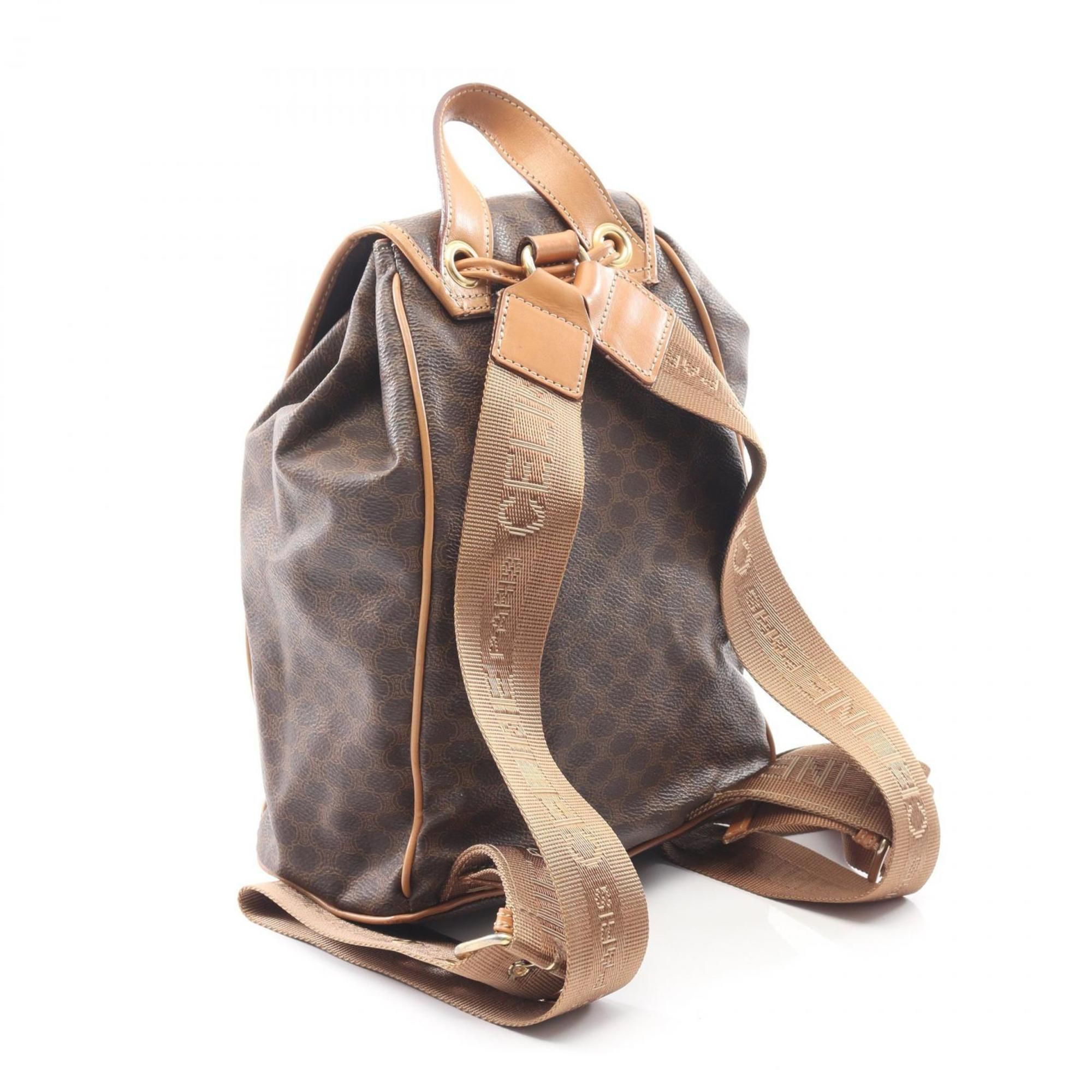 Coated Canvas Leather Backpack (Pre-Owned) - Celine - Modalova