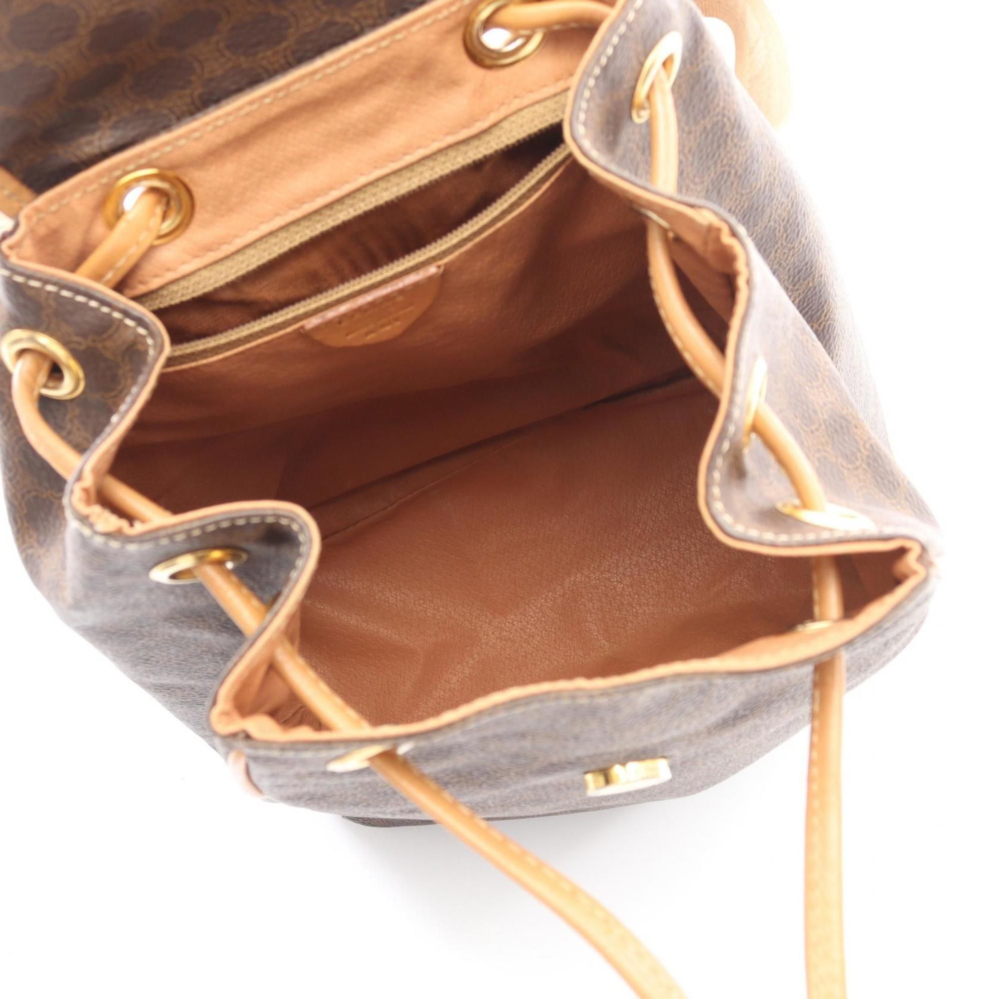 Coated Canvas Leather Backpack (Pre-Owned) - Celine - Modalova