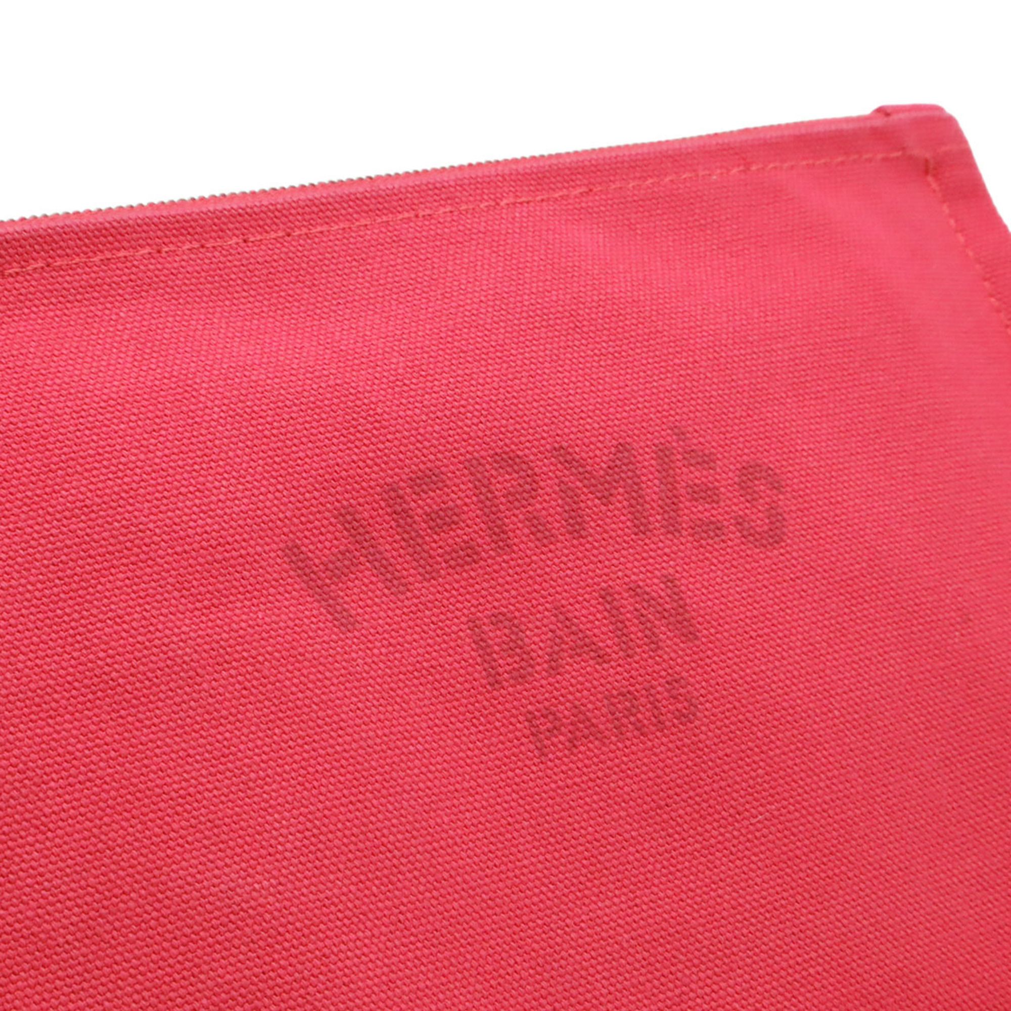 Canvas Leather Pouch (Pre-Owned) - Hermes - Modalova