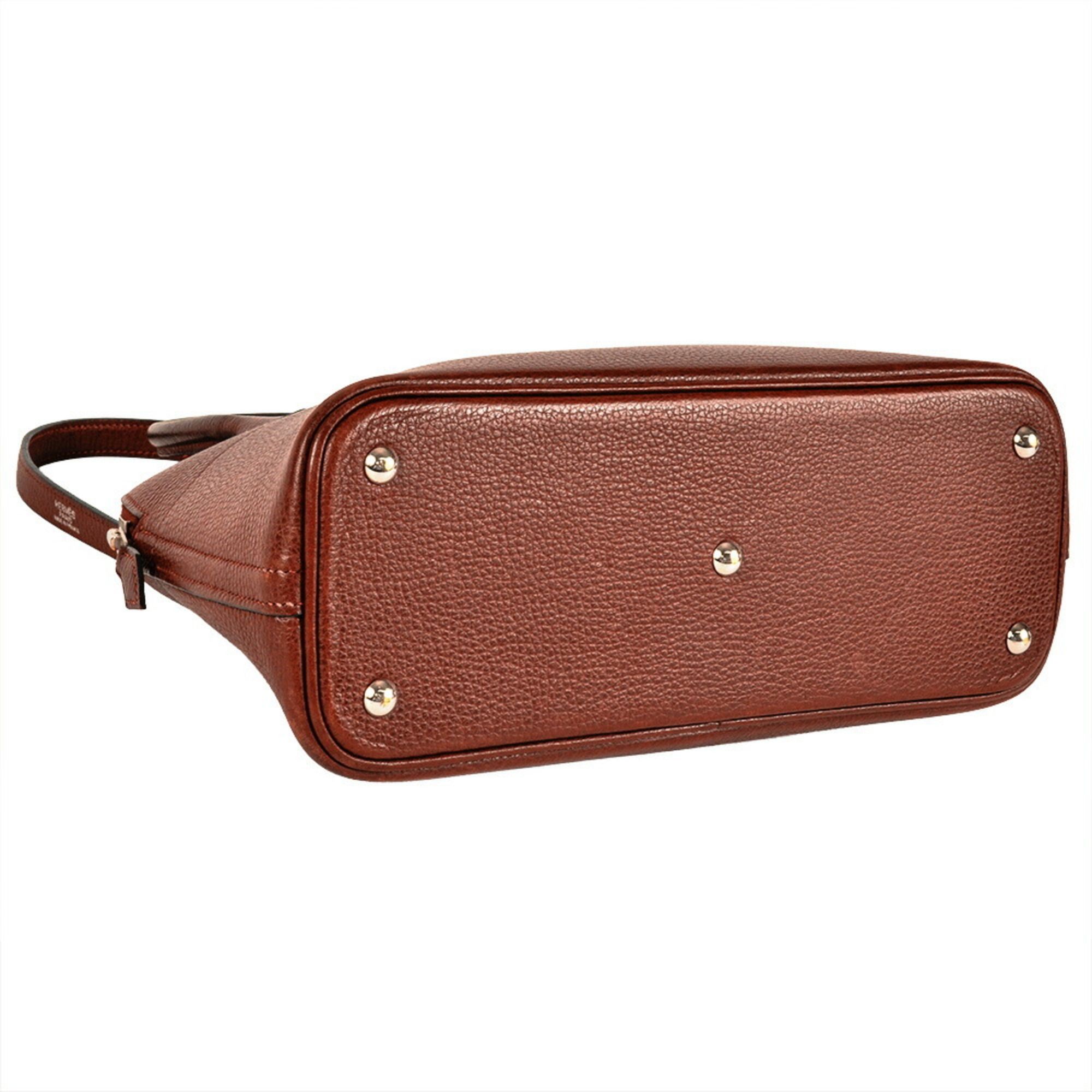 Courchevel Leather Handbag (Pre-Owned) - Hermes - Modalova
