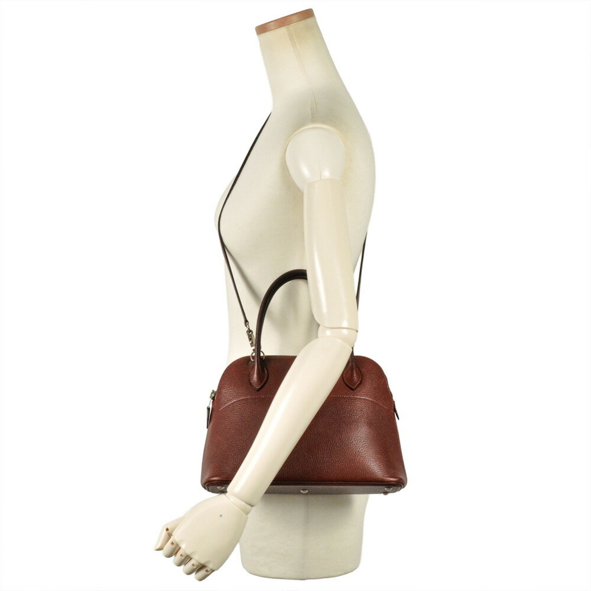 Courchevel Leather Handbag (Pre-Owned) - Hermes - Modalova