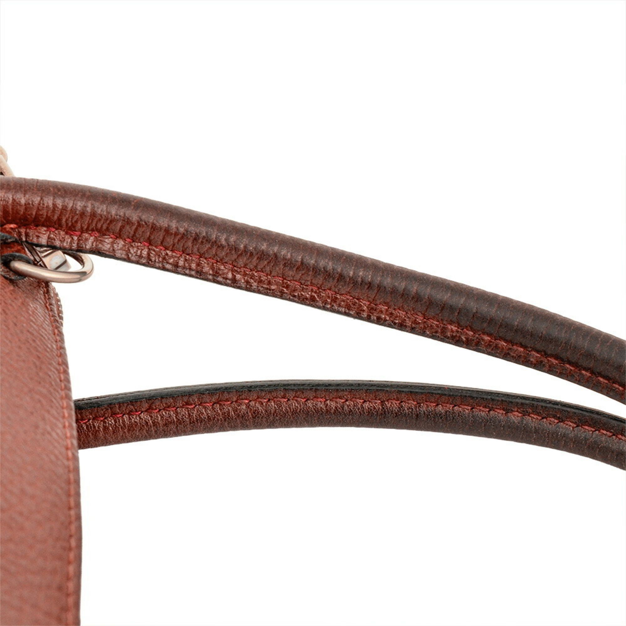 Courchevel Leather Handbag (Pre-Owned) - Hermes - Modalova