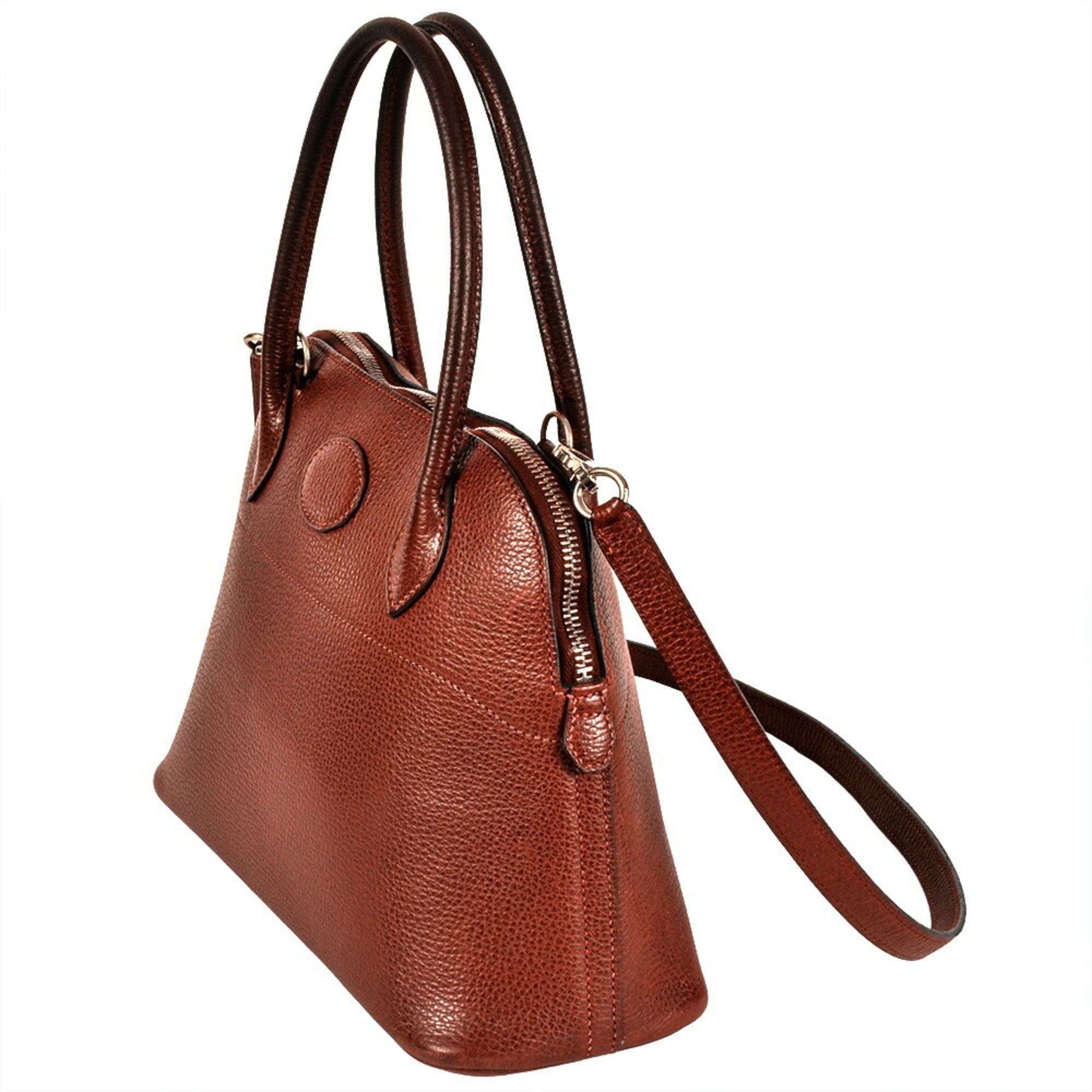 Courchevel Leather Handbag (Pre-Owned) - Hermes - Modalova
