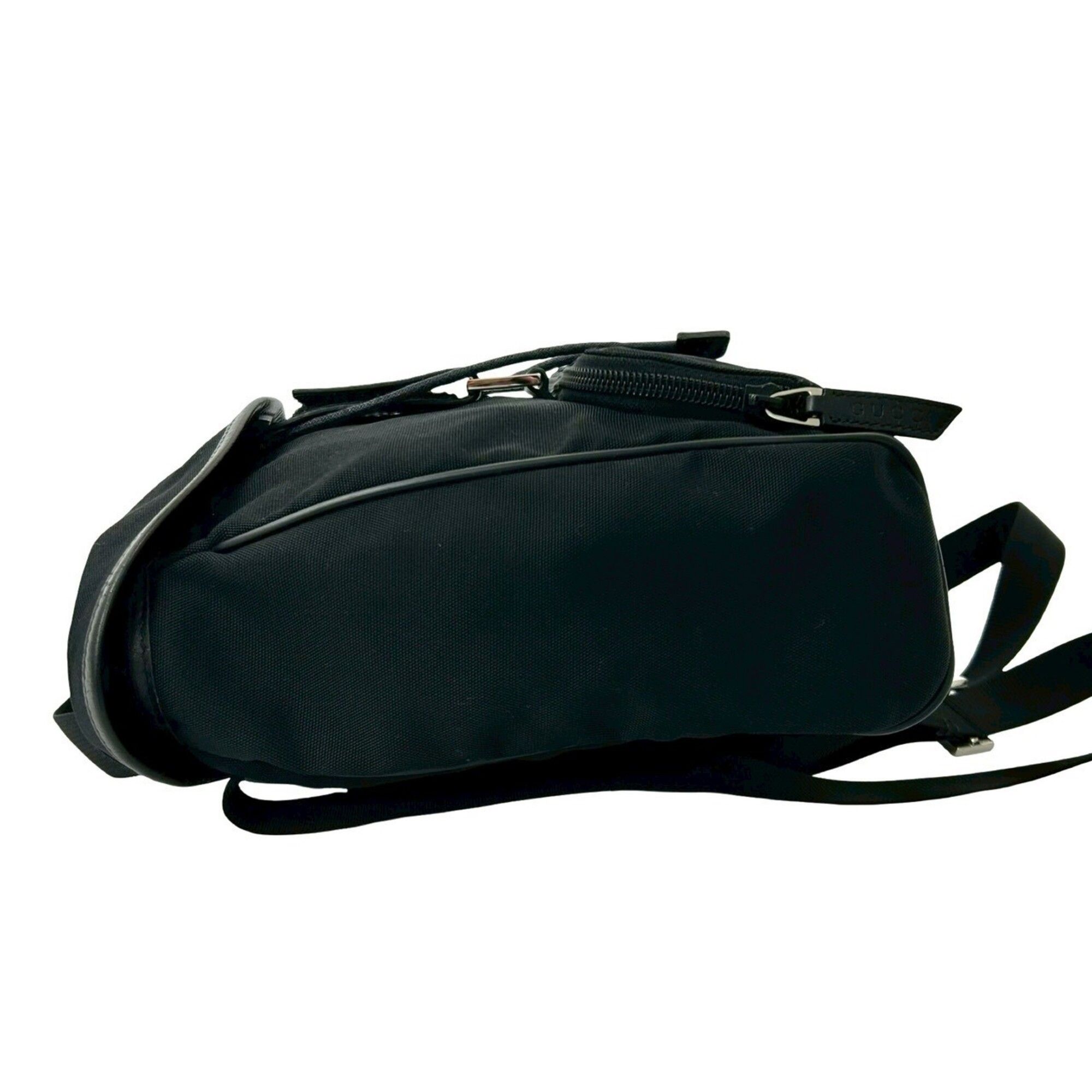 Nylon Leather Backpack (Pre-Owned) - Gucci - Modalova