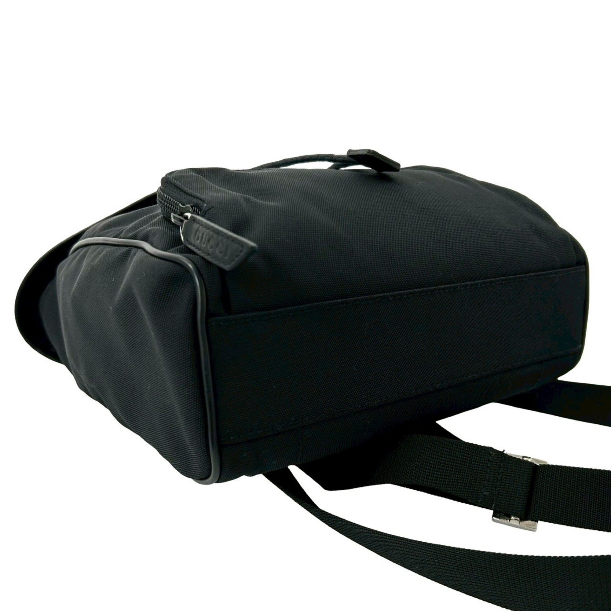 Nylon Leather Backpack (Pre-Owned) - Gucci - Modalova
