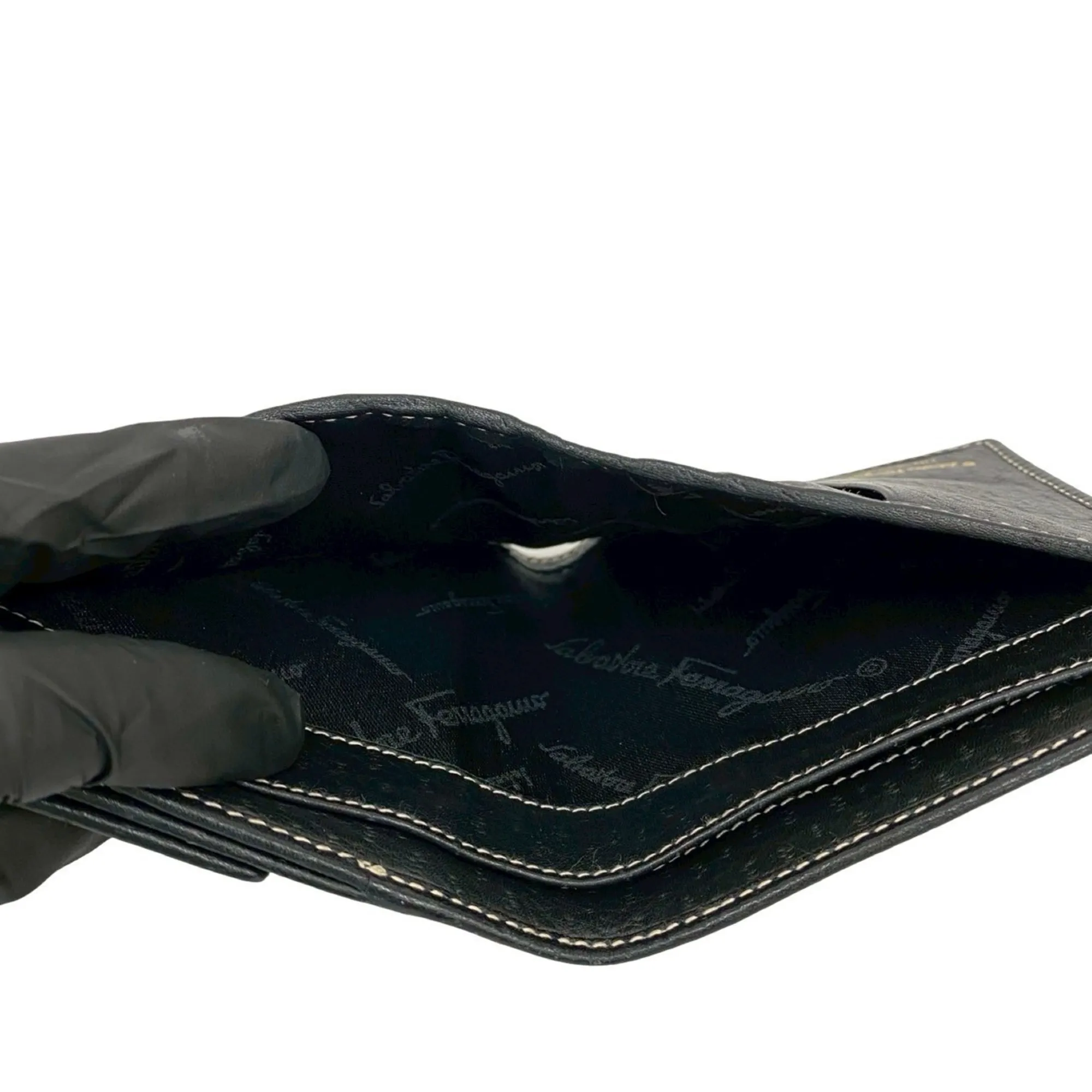 Leather Wallet (Bi-Fold) (Pre-Owned) - Salvatore Ferragamo - Modalova