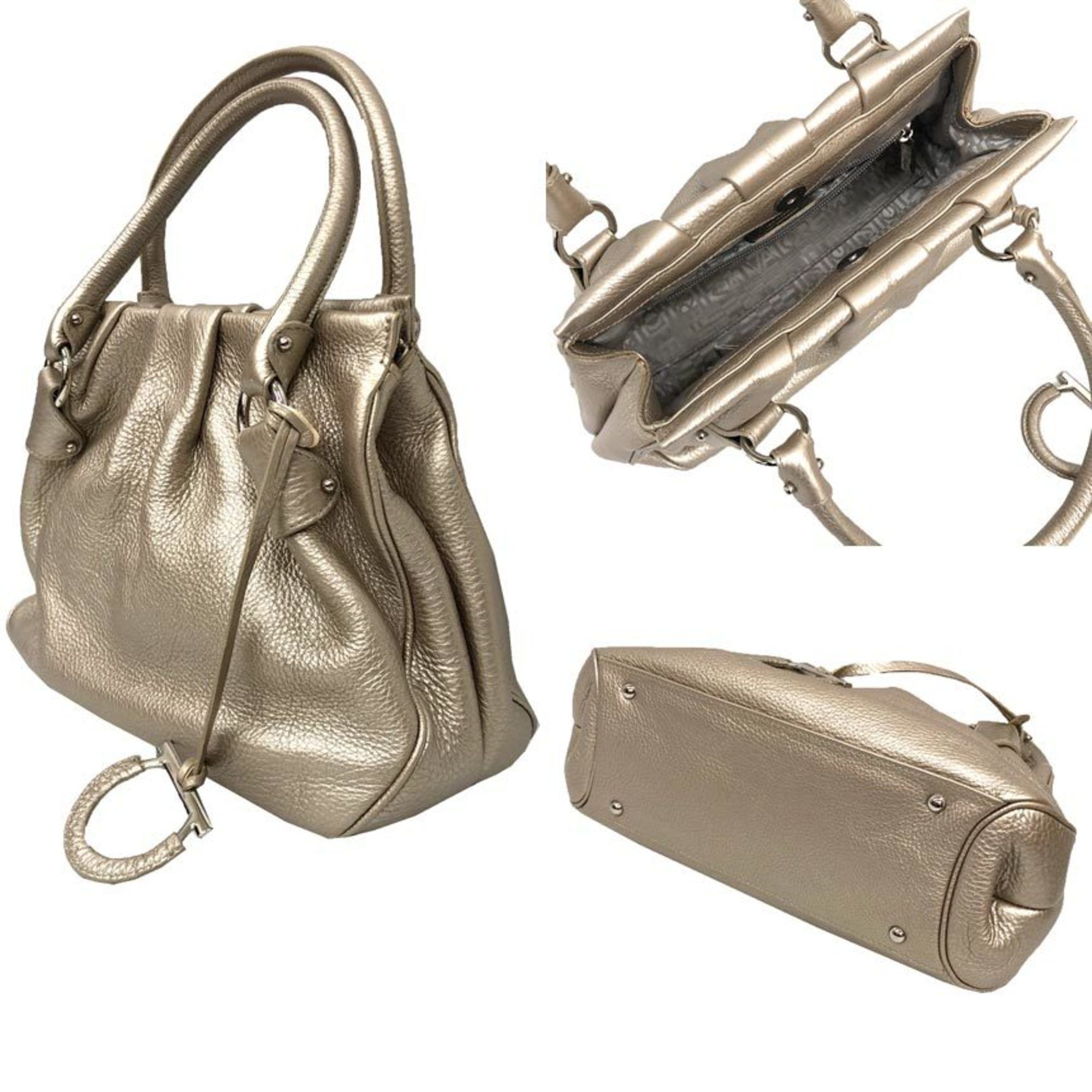 Leather Handbag (Pre-Owned) - Salvatore Ferragamo - Modalova