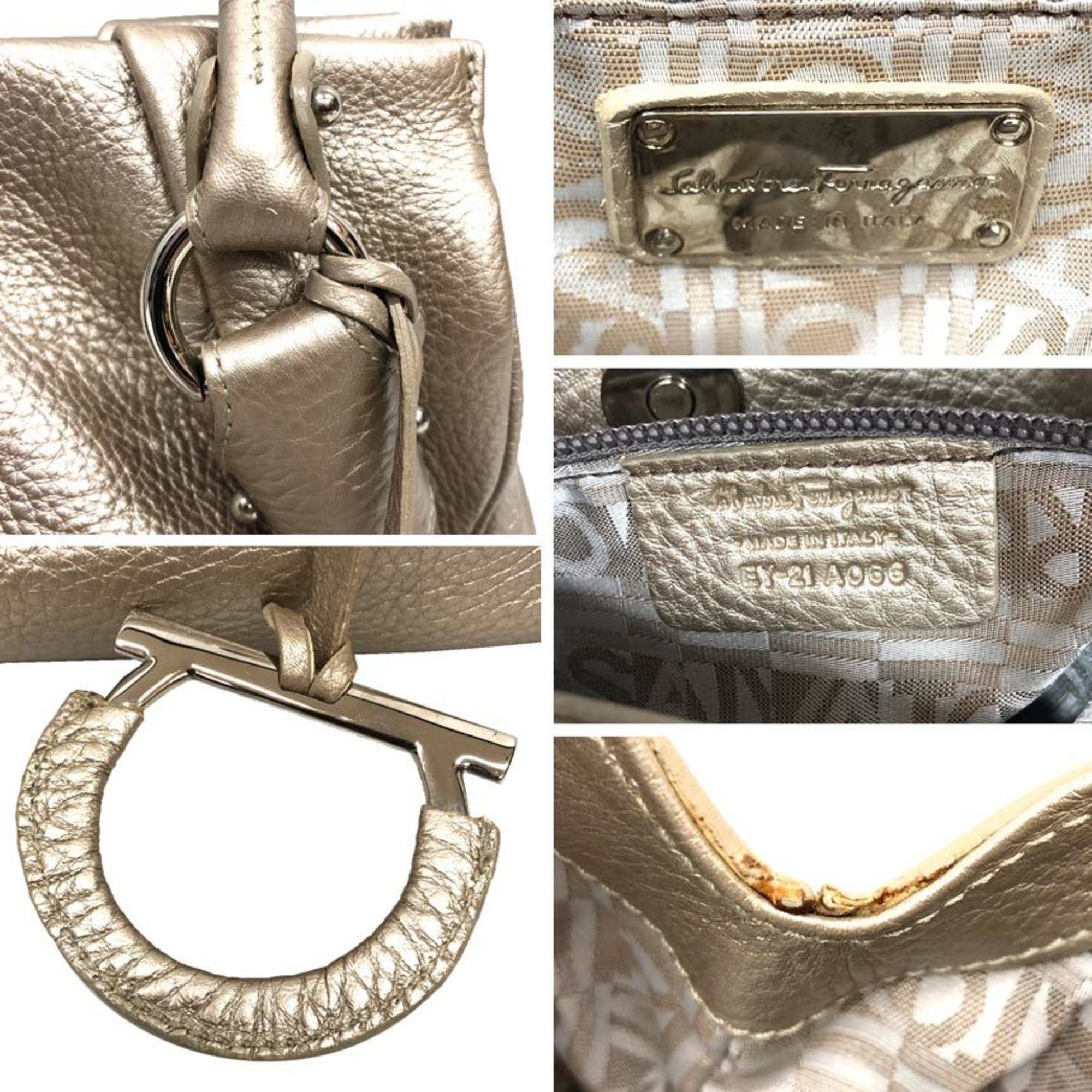 Leather Handbag (Pre-Owned) - Salvatore Ferragamo - Modalova