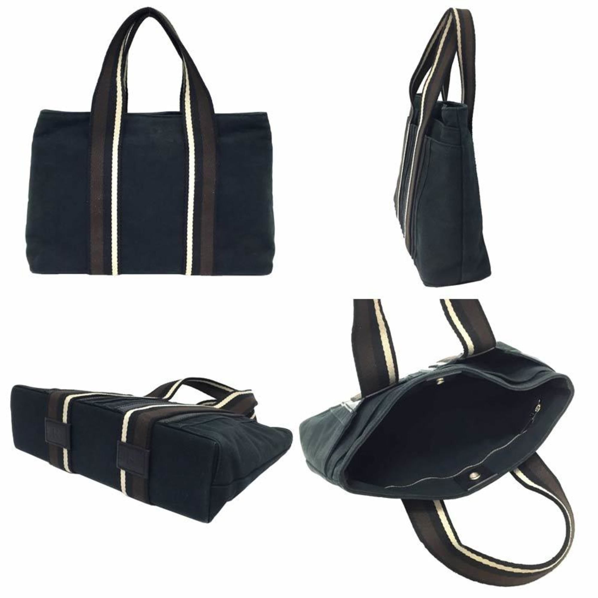 Canvas Leather Tote Bag (Pre-Owned) - Hermes - Modalova