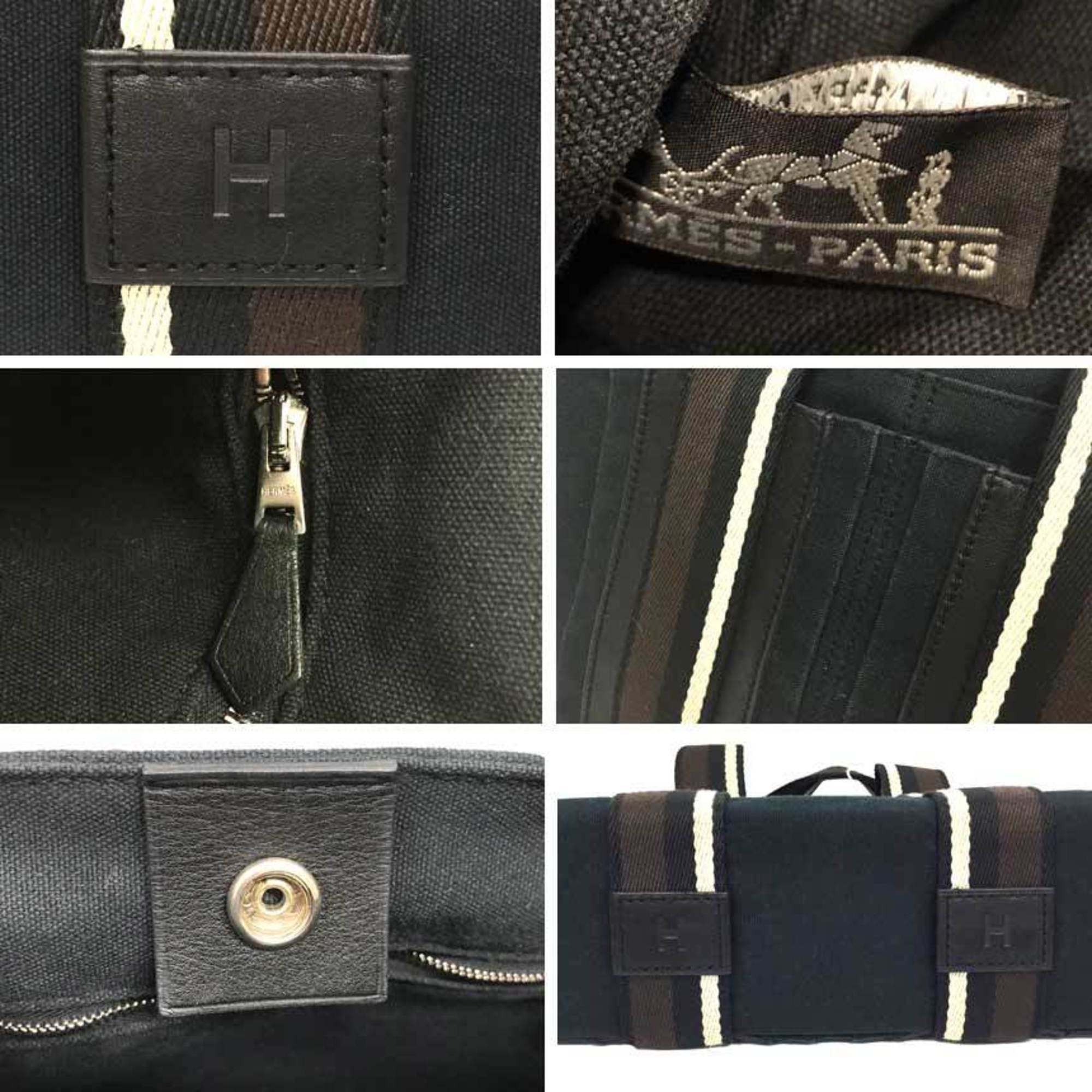 Canvas Leather Tote Bag (Pre-Owned) - Hermes - Modalova