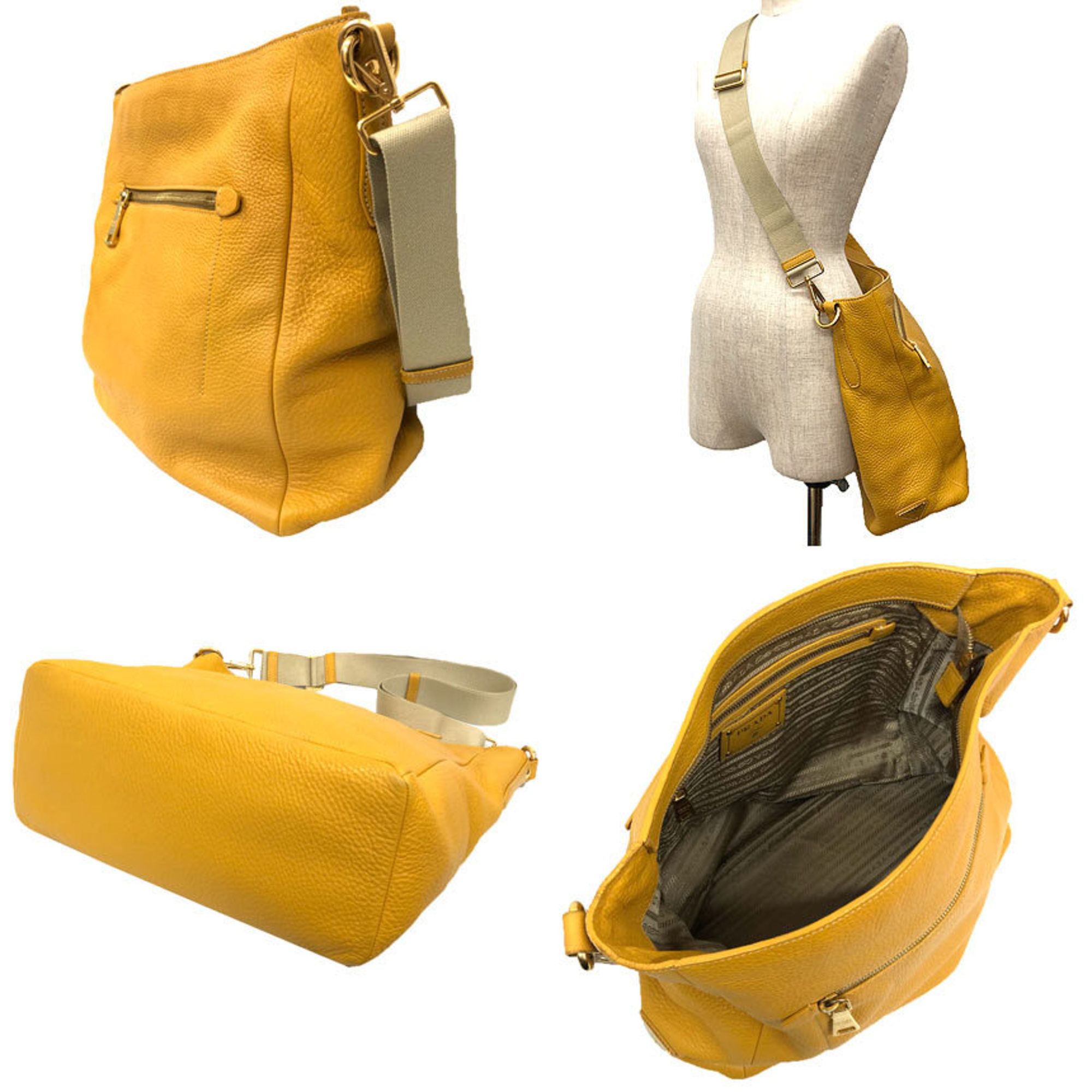 Leather Shoulder Bag (Pre-Owned) - Prada - Modalova