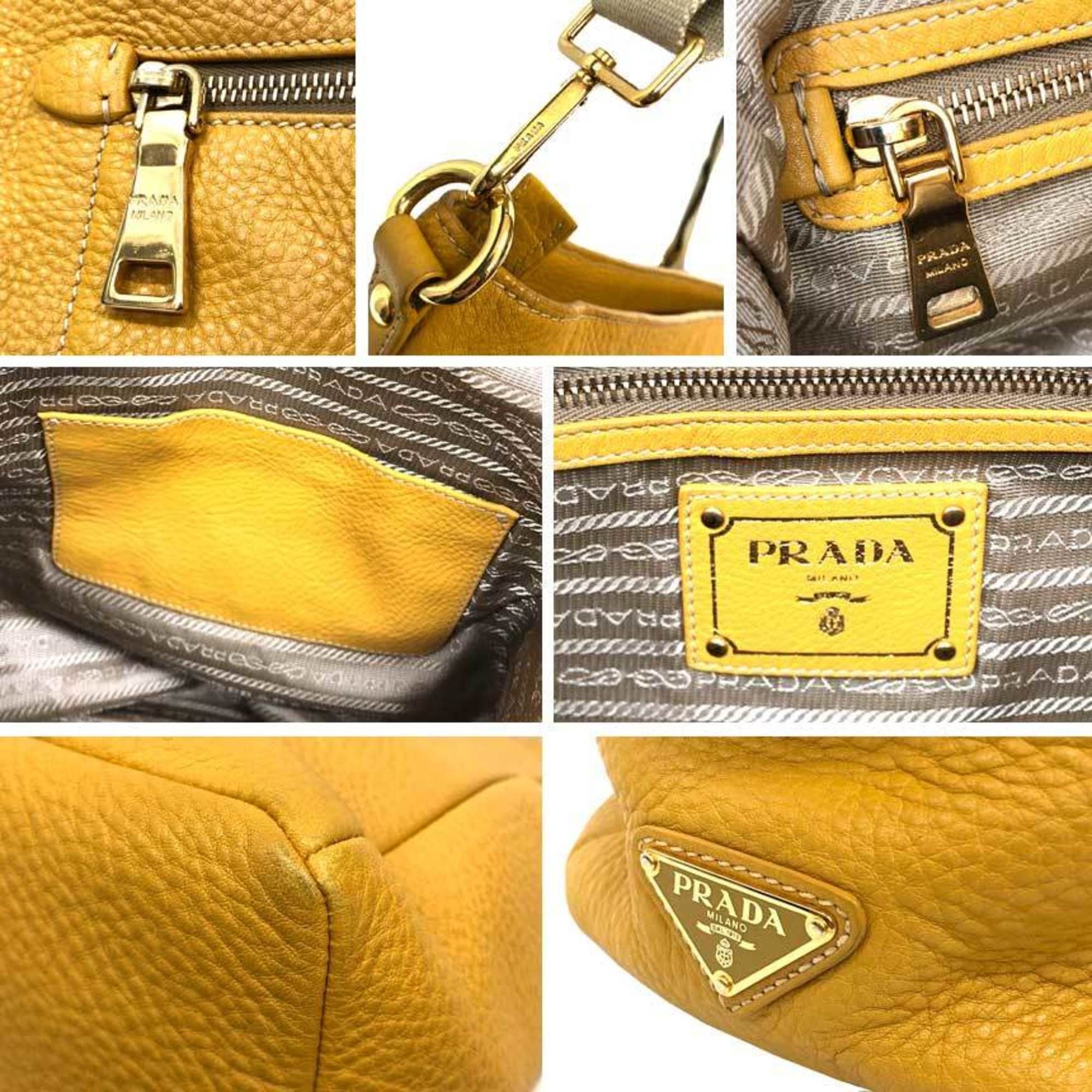 Leather Shoulder Bag (Pre-Owned) - Prada - Modalova