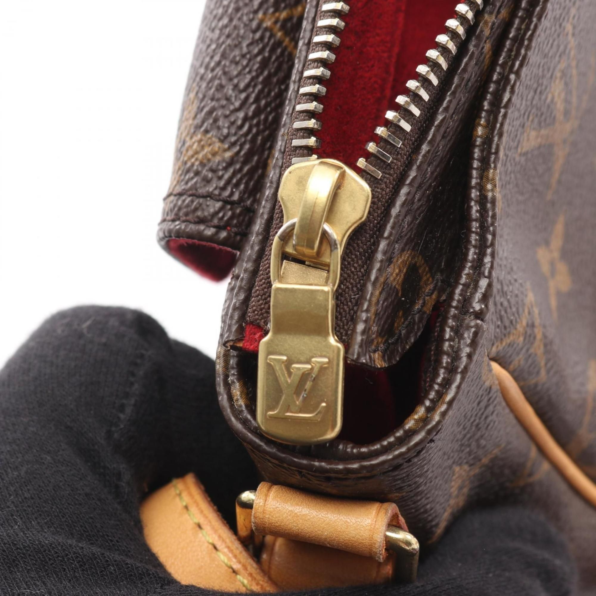 Monogram Coated Canvas Leather Shoulder Bag (Pre-Owned) - Louis Vuitton - Modalova