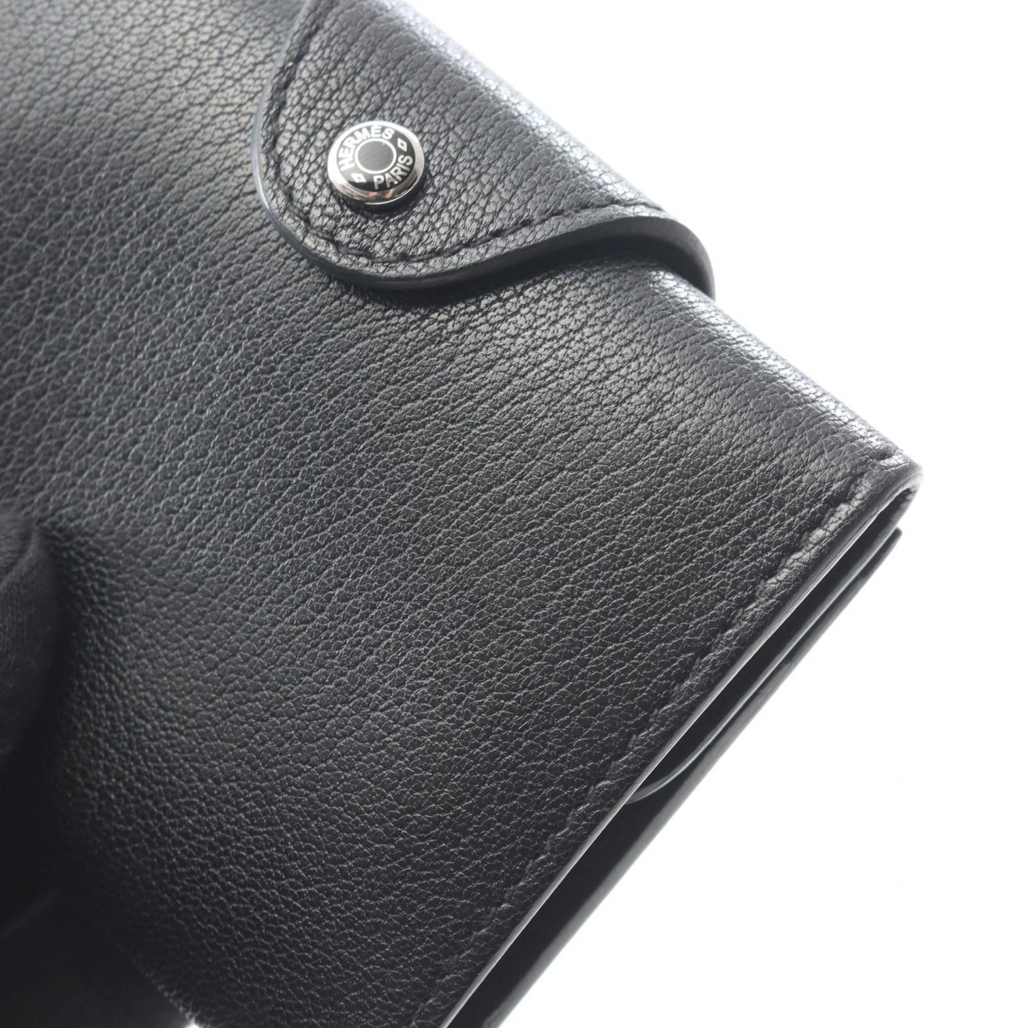 Chevre Leather Wallet (Tri-Fold) (Pre-Owned) - Hermes - Modalova