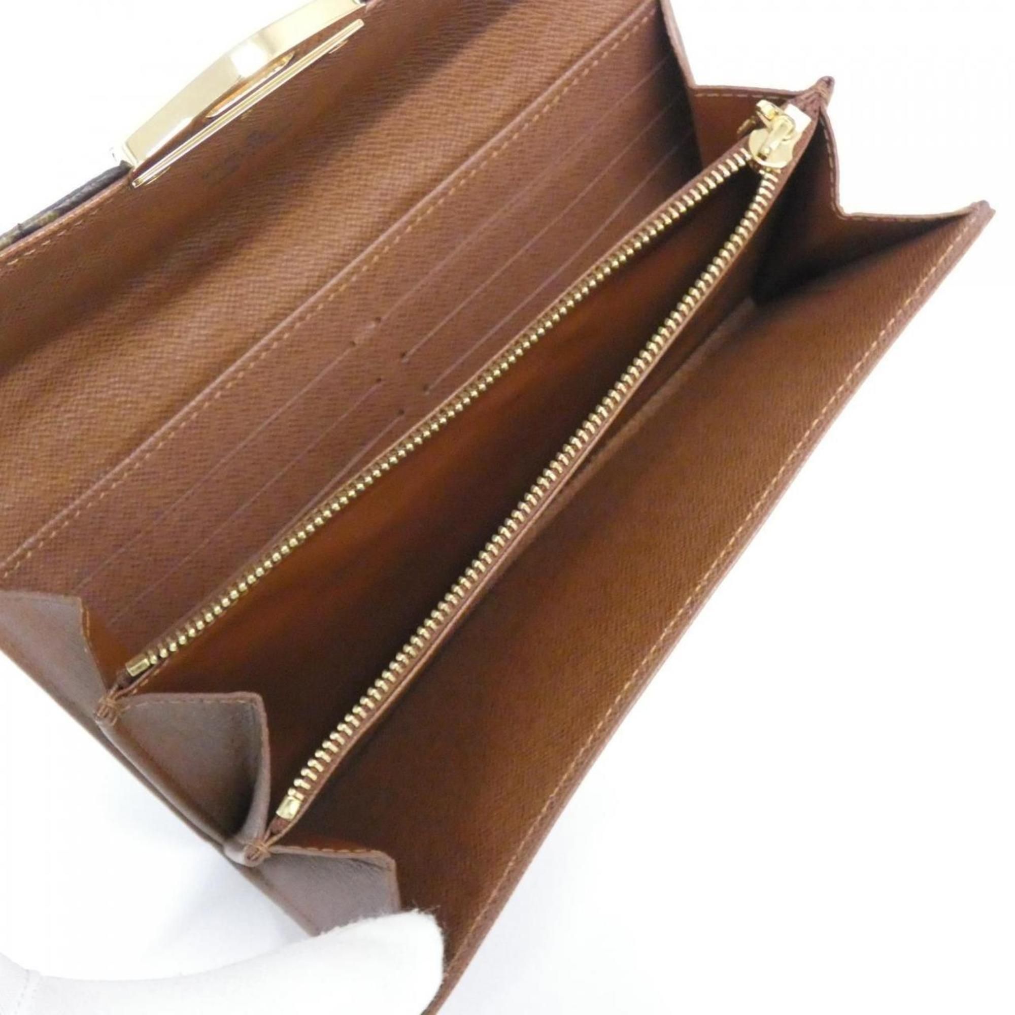 Coated Canvas Long Wallet (Bi-Fold) (Pre-Owned) - Louis Vuitton - Modalova